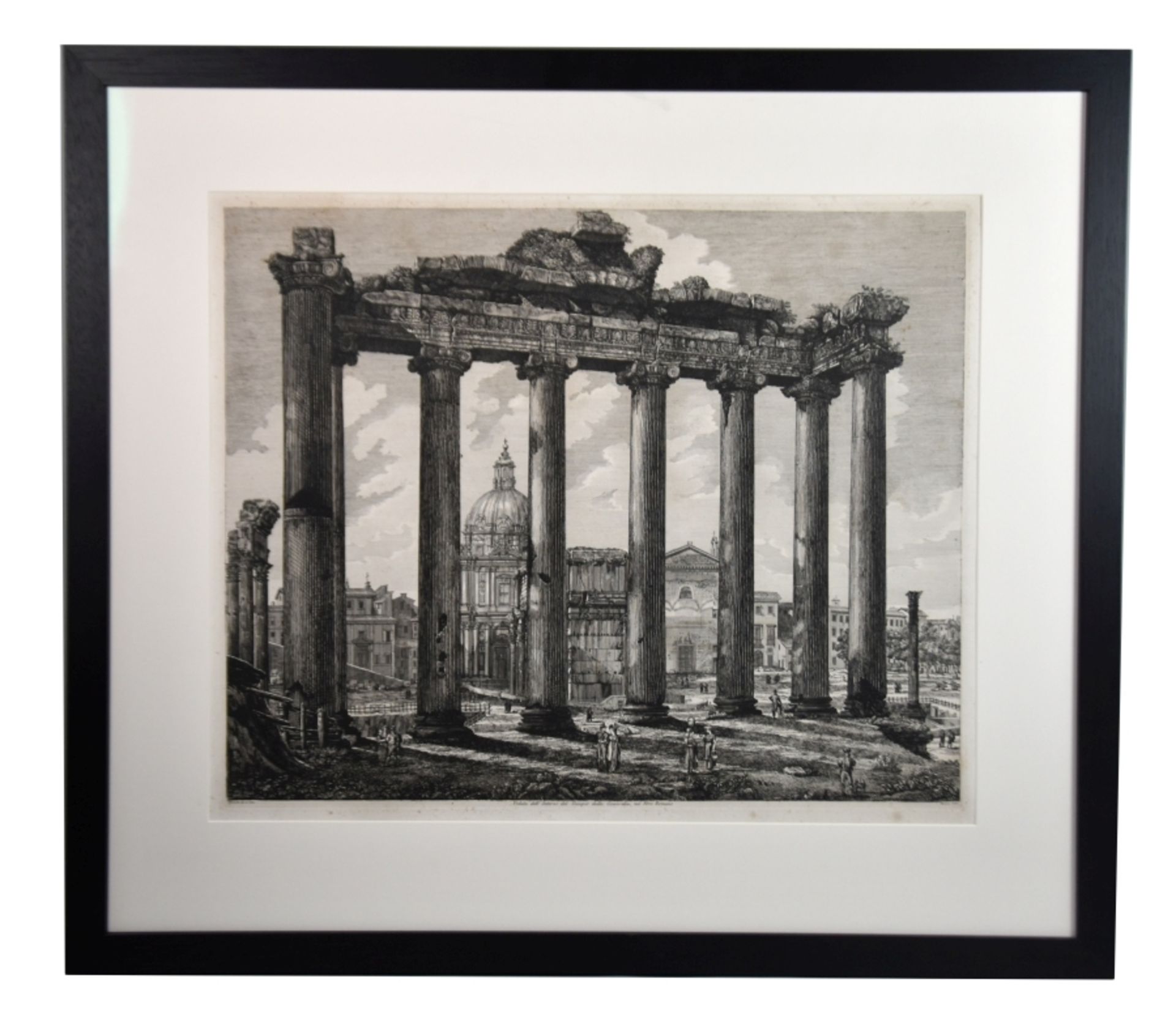 ROSSINI "Concordiatempel" auf dem Forum Romanum 1823 - Image 2 of 5
