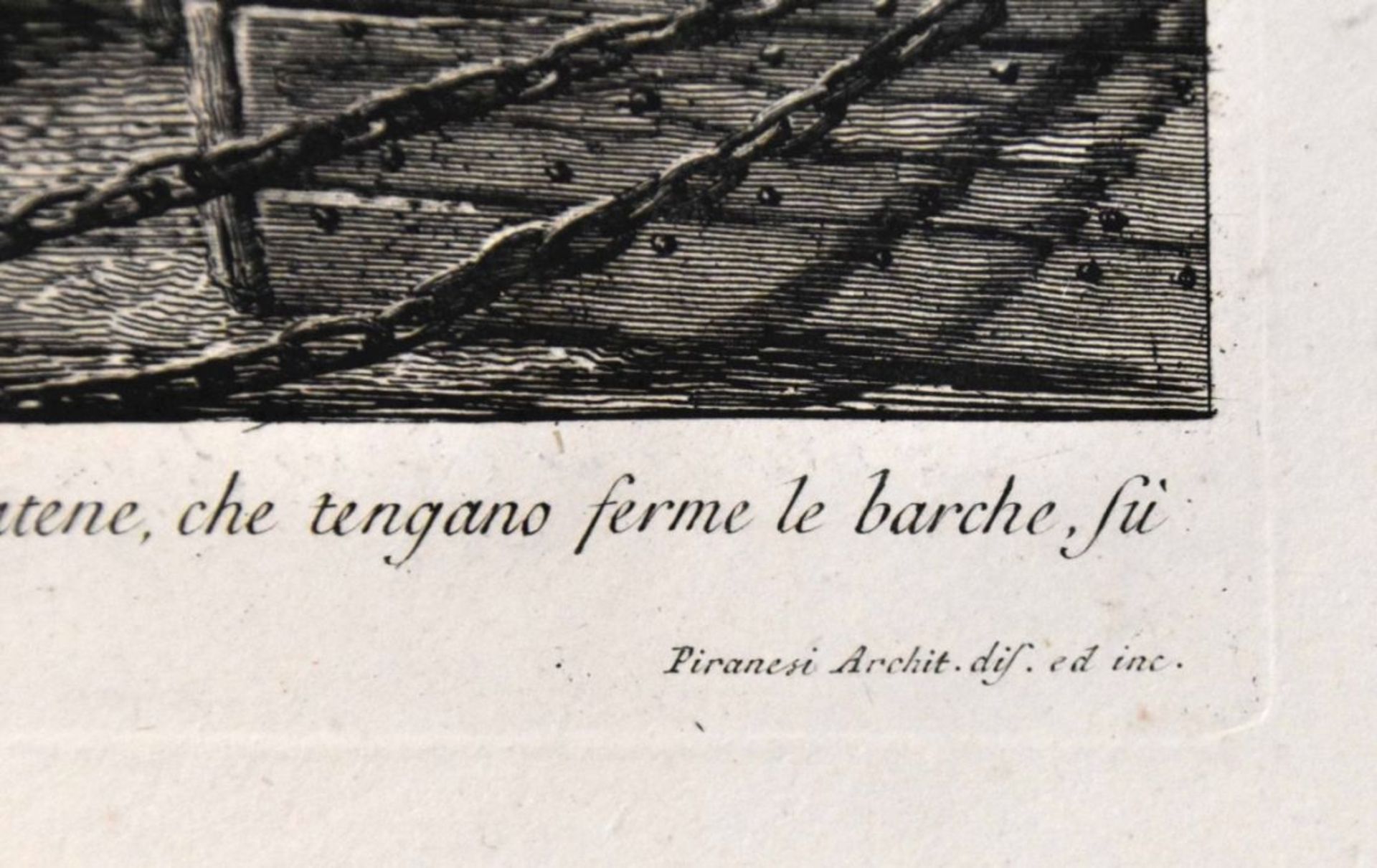 PIRANESI "Veduta del Ponte Ferrato" - Image 3 of 3