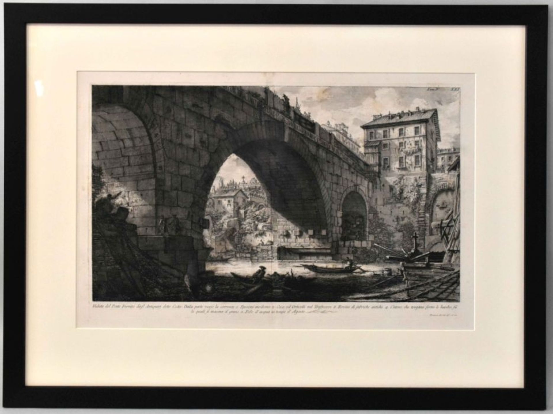PIRANESI "Veduta del Ponte Ferrato" - Image 2 of 3