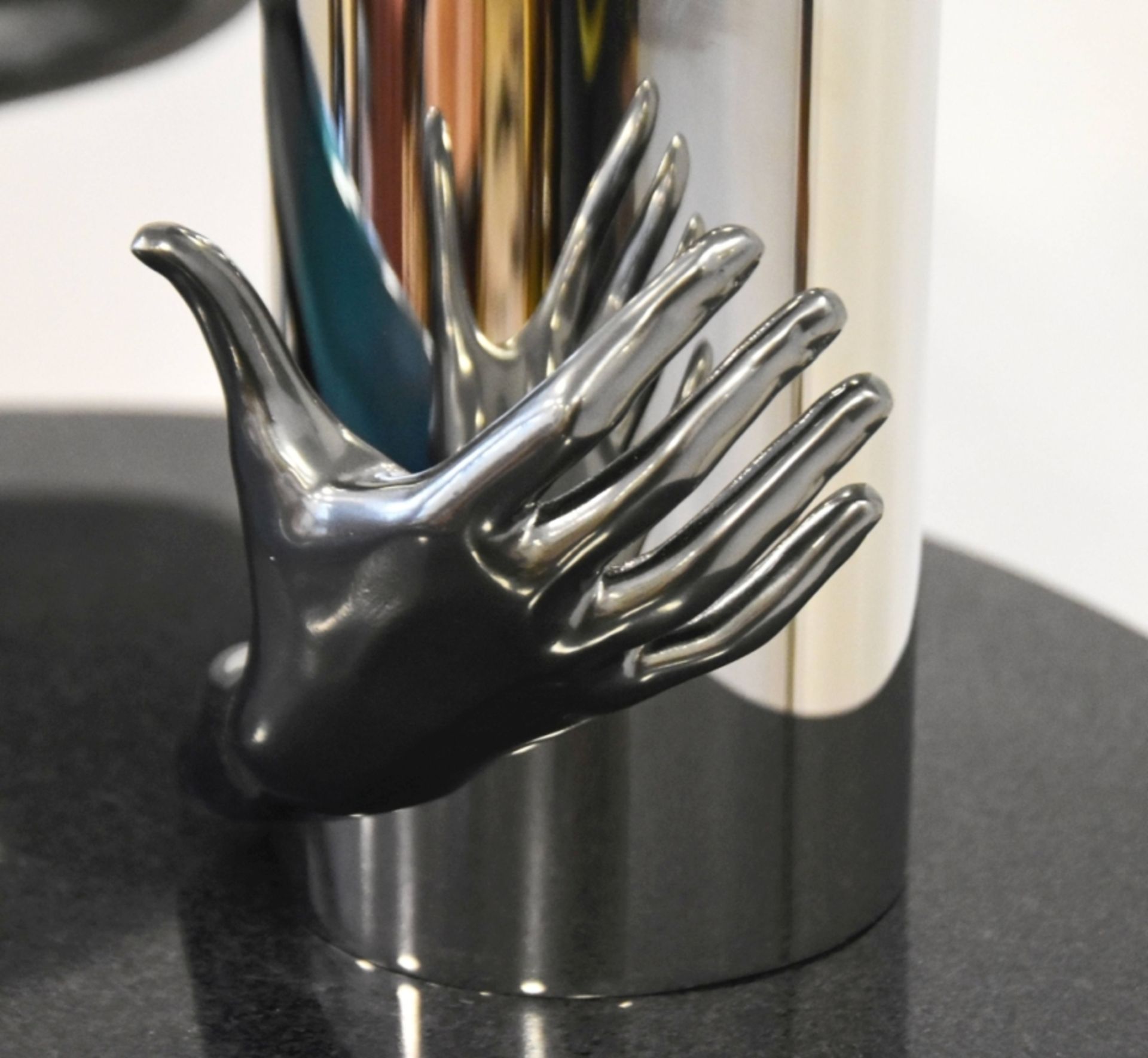 HURWITZ "Maternal Hand" Bronze & Stainless Steel - Image 5 of 6