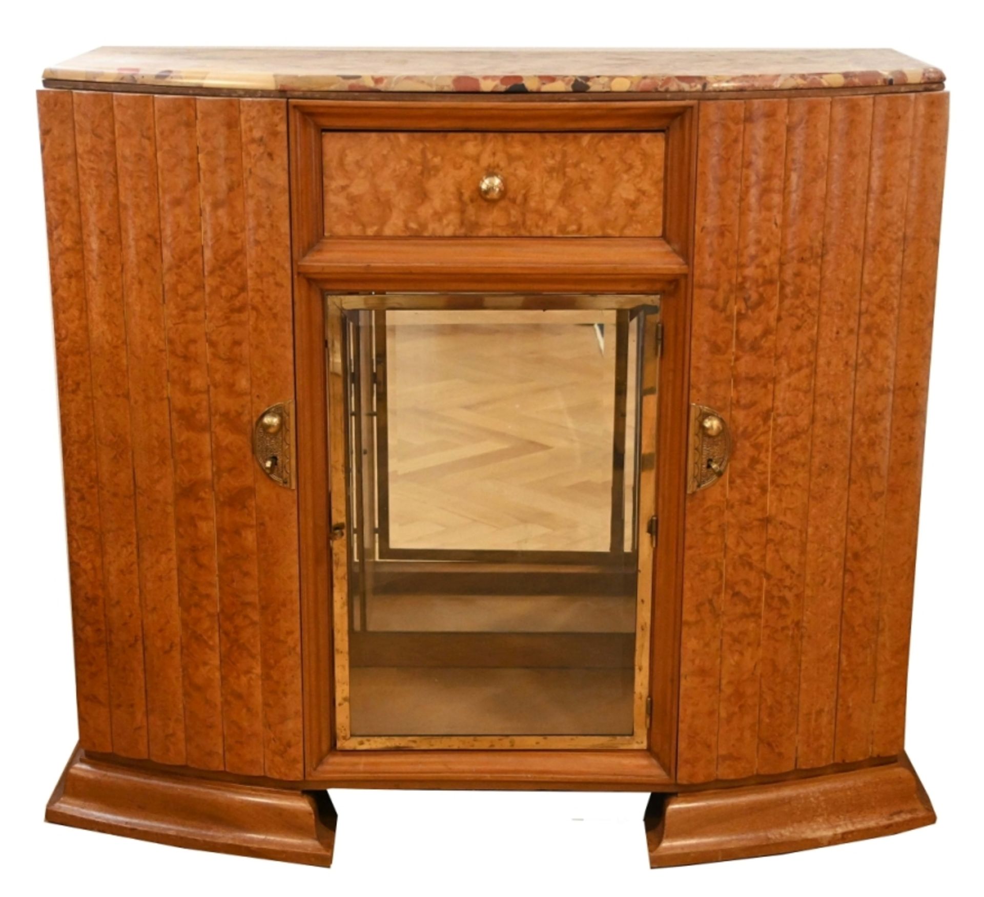 ART DECO HALBSCHRANK