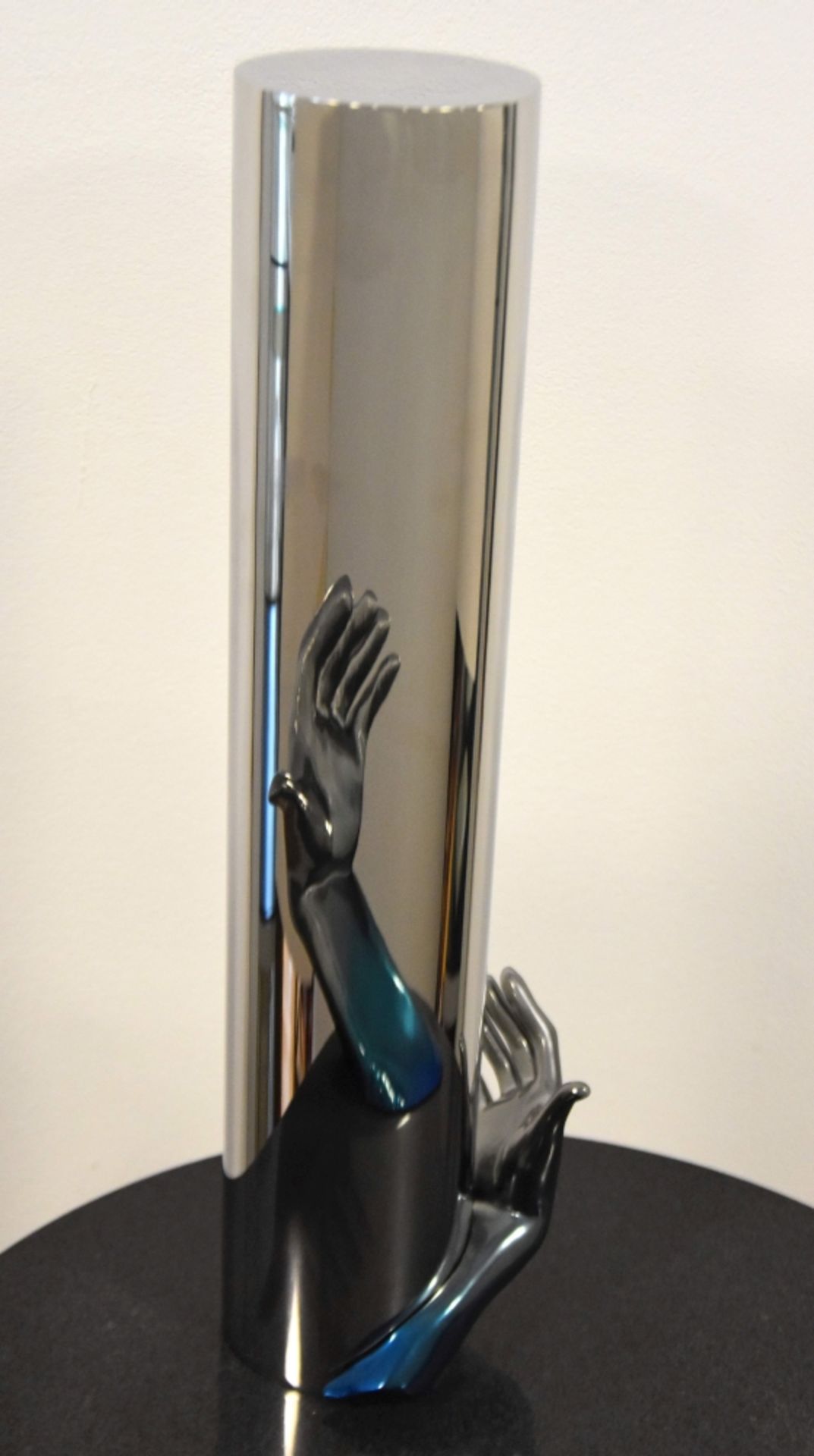 HURWITZ "Maternal Hand" Bronze & Stainless Steel - Image 4 of 6