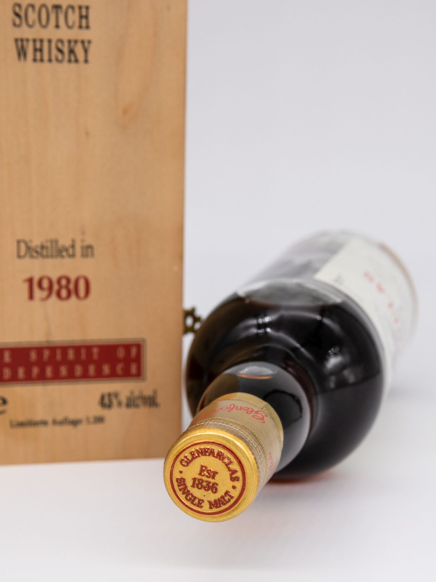 Single Malt Whisky,"Glenfarclas" Vintage 1980, Limitierte Auflage 59/1200. Destilliert 23. Deze - Image 4 of 6