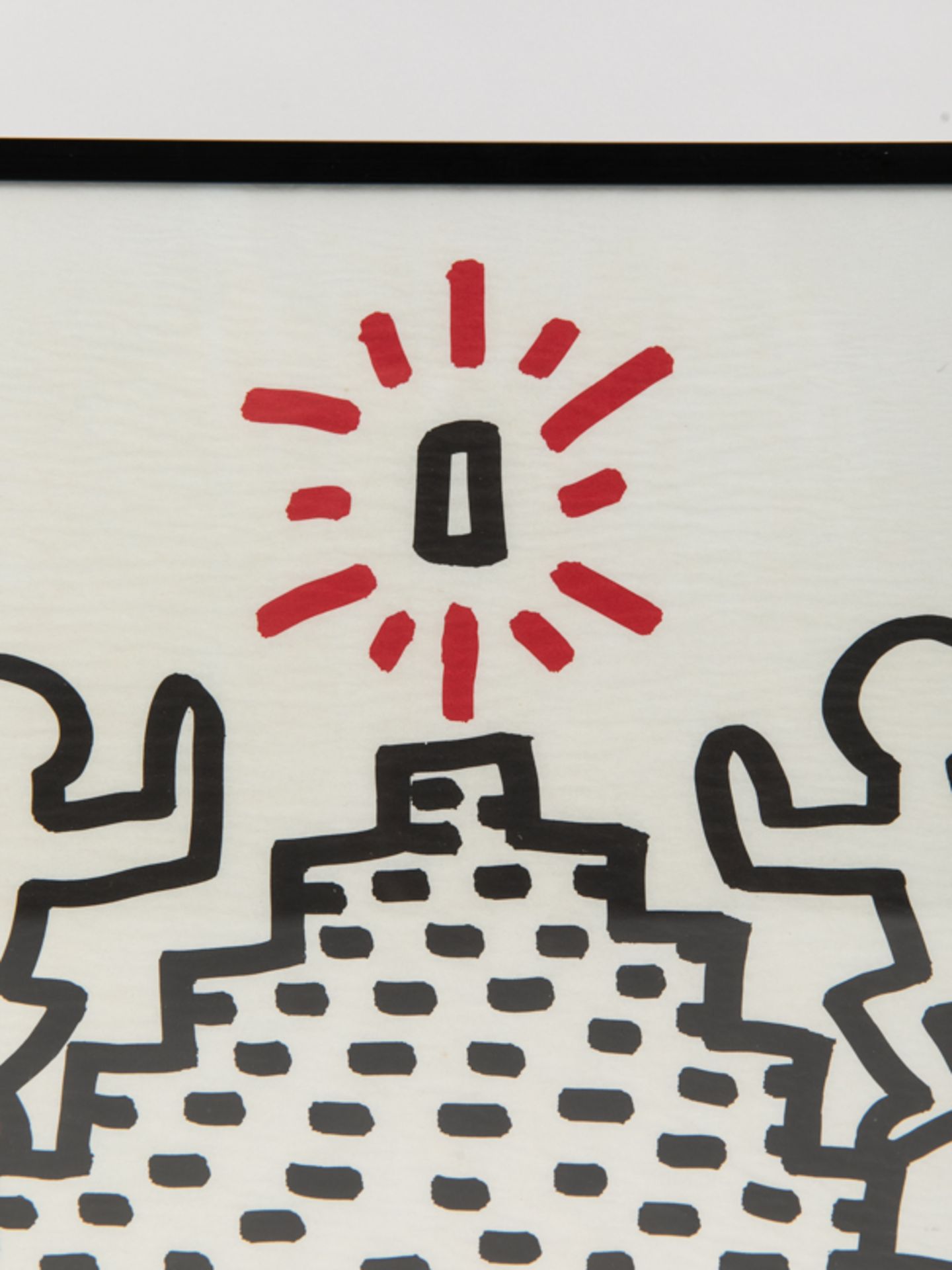 Haring, Keith (1958 - 1990). Farb-Offsetlithographie auf halbtransparentem Maschinenbütten (Pe - Bild 3 aus 5