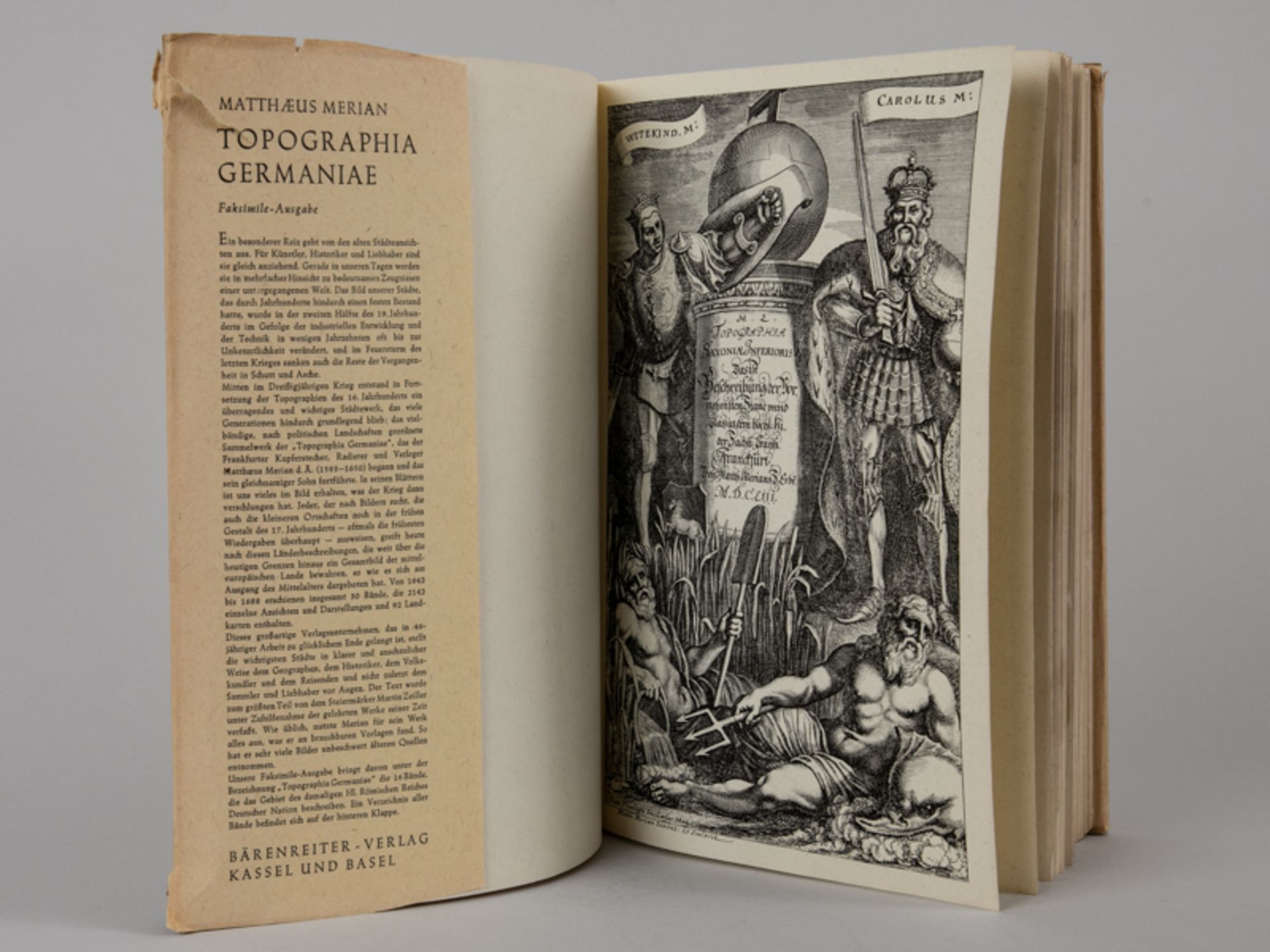 Faksimile-Buchausgabe "Merian Topographia Germaniae/ Niedersachsen 1653", Kassel/Basel 1962. Mi