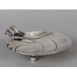 Kleine Anbietschale; Tiffany & Co./USA; 20. Jh.925/-Silber; ca. 166 g; runde gemuldete Form mit