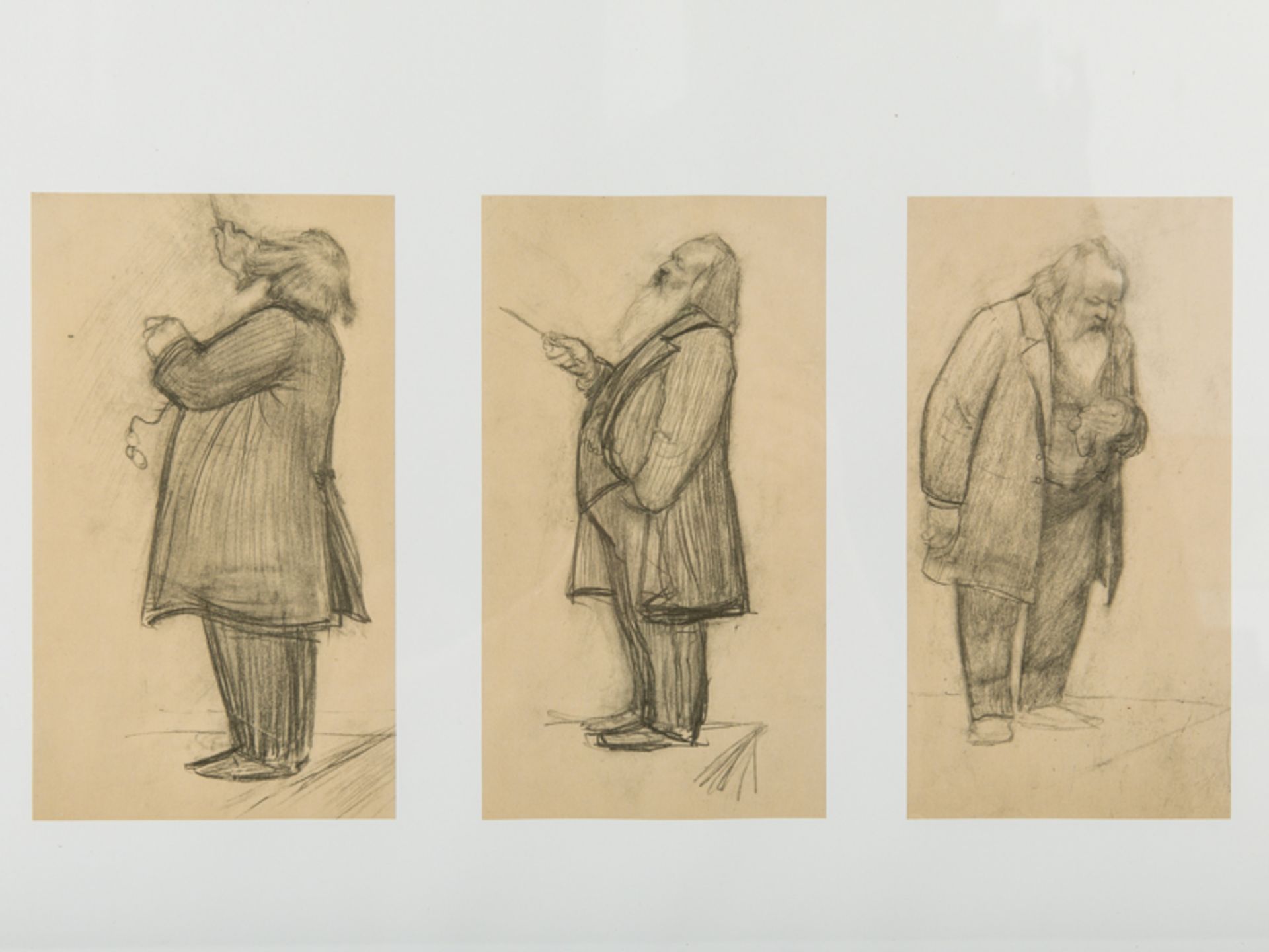 von Beckerath; Willy (1868 - 1938).6 Offset-Farbdrucke nach Lithographien bzw. Zeichnungen des - Image 3 of 4