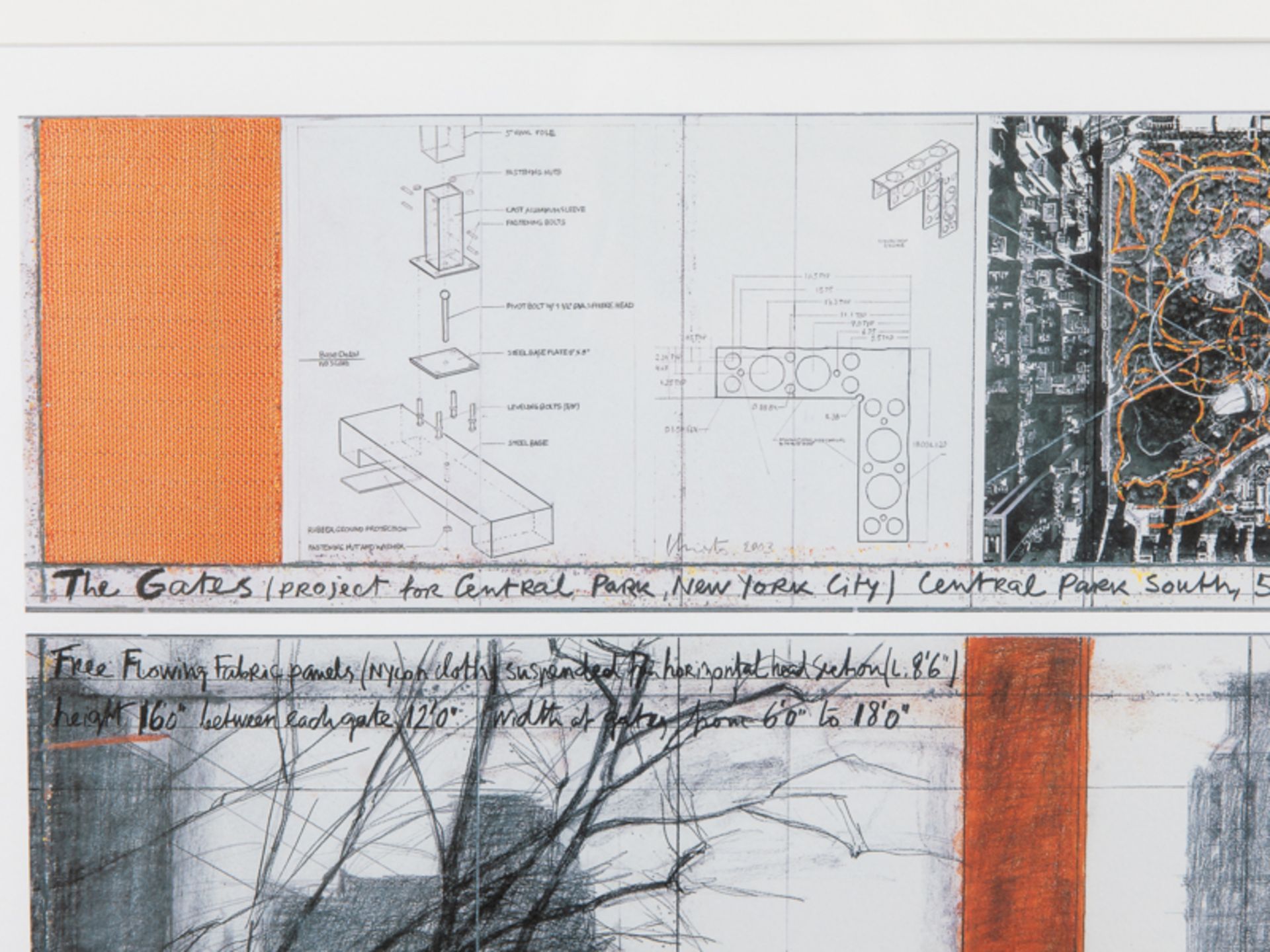 Christo (1935 - 2020). brFarb-Offset "The Gates - Project for Central Park New York City", Edition - Image 5 of 8