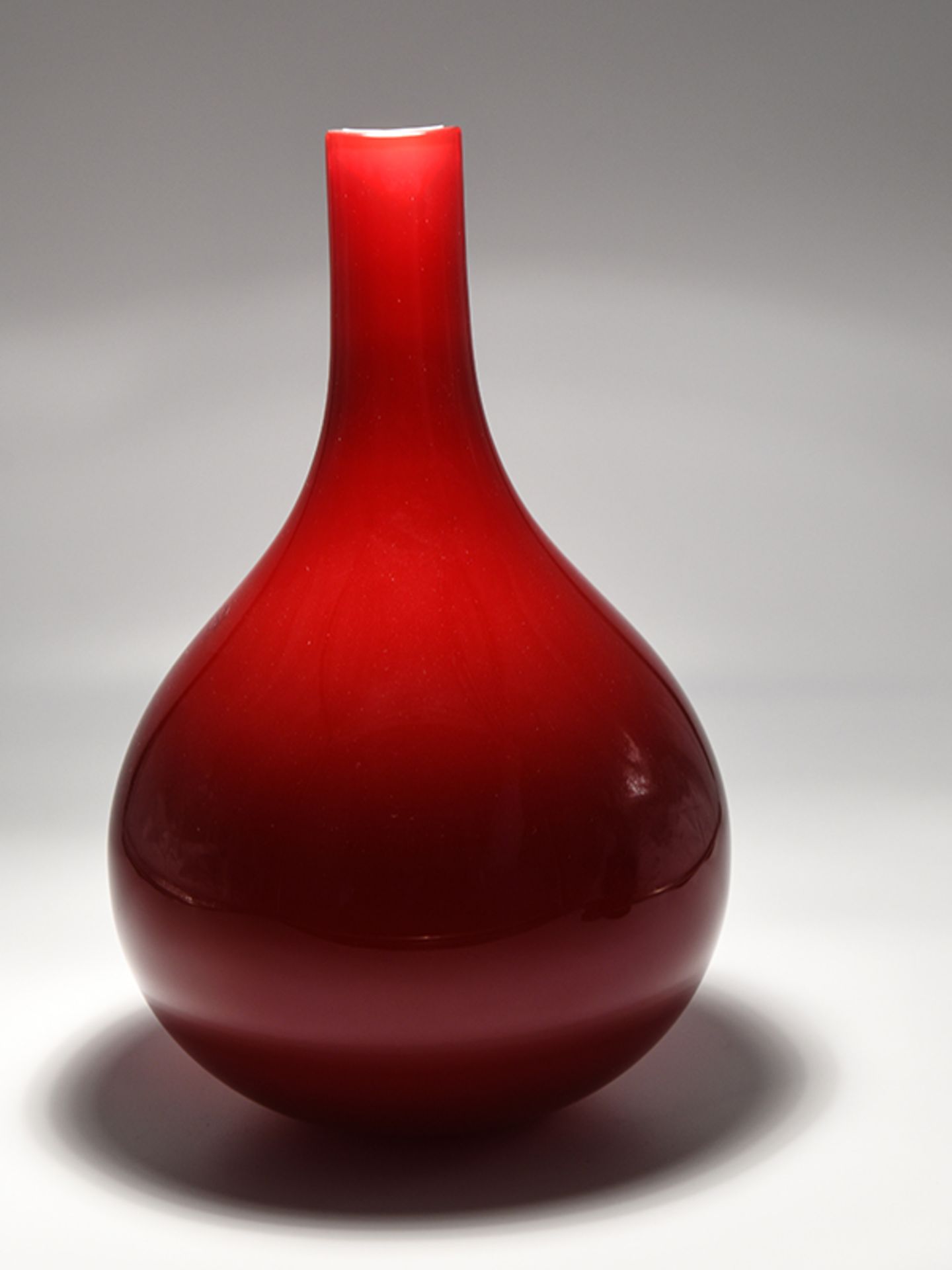 Vase "Spoon", Entwurf Luca Nichetto, 2004, Salviati/Murano, 2006. brMehrschichtiges, leuchtendes - Bild 3 aus 6
