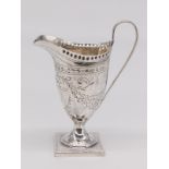 George III.-RahmgieÃŸer, London, 1797. br925/-Silber, ca. 83 g; ovoid lÃ¤nglicher Korpus mit