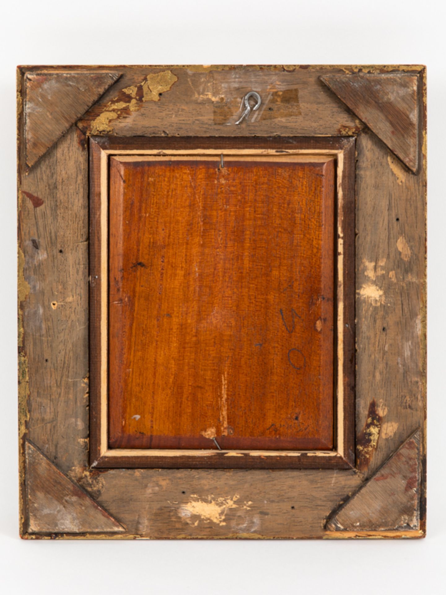 Bachrach-BarÃ©e, Emmanuel (1863 - 1943). brÃ–l auf Holz, Biedermeierliche Genreszene; ein an einem - Image 4 of 4