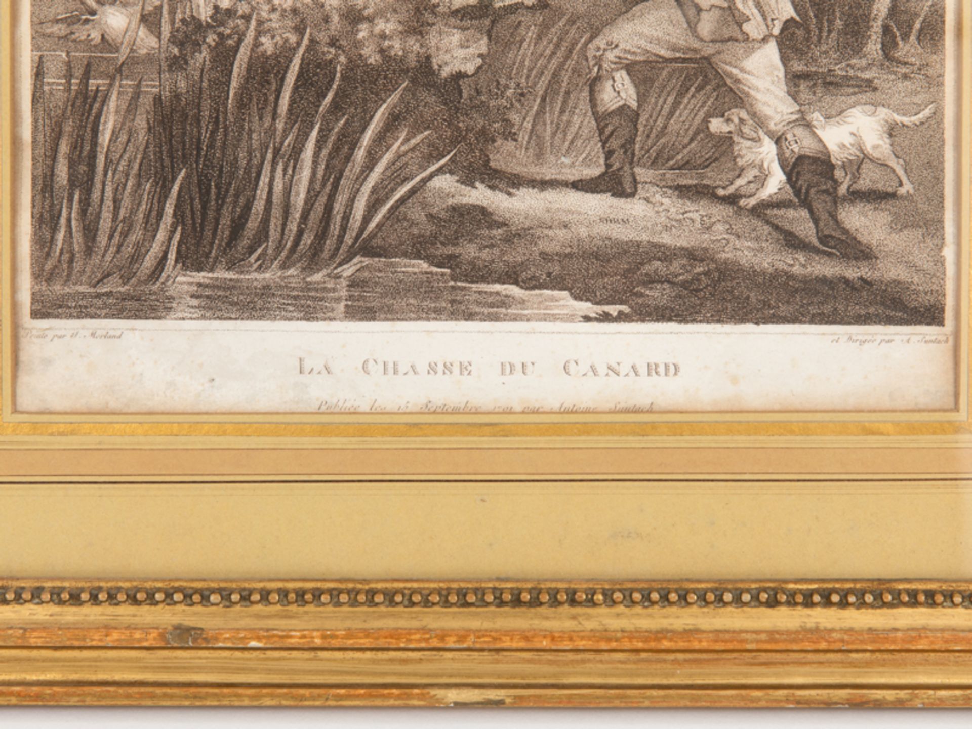 Suntach, Antonio (1744 - 1828). br4 sepiafarbige Lithographien von 1791/92 nach GemÃ¤ldevorlagen von - Image 9 of 9
