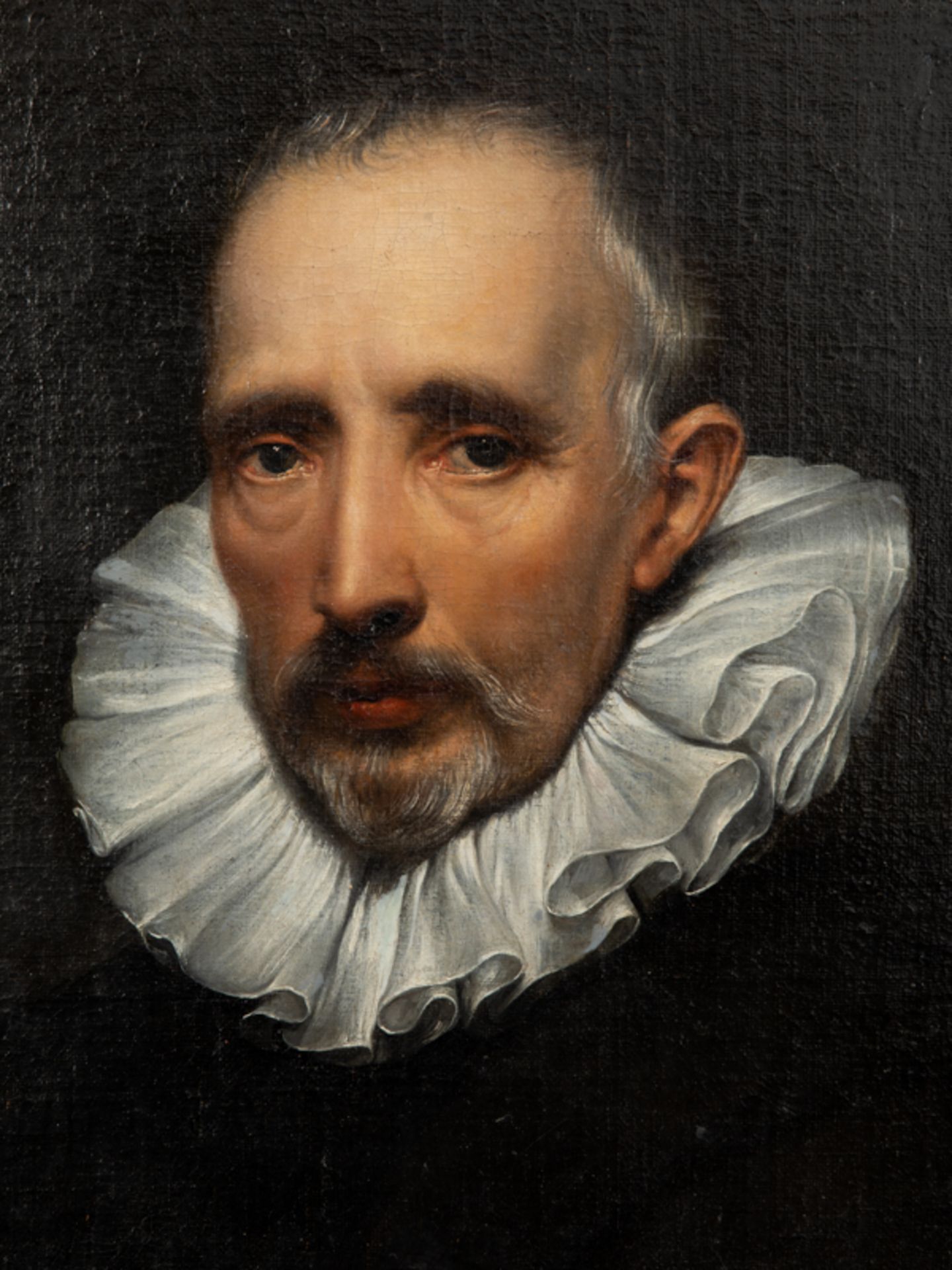 Portraitmaler des 17./18. Jh. (nach Anton van Dyck, 1599 - 1641). brÃ–l auf Leinwand, doubliert; " - Image 2 of 5