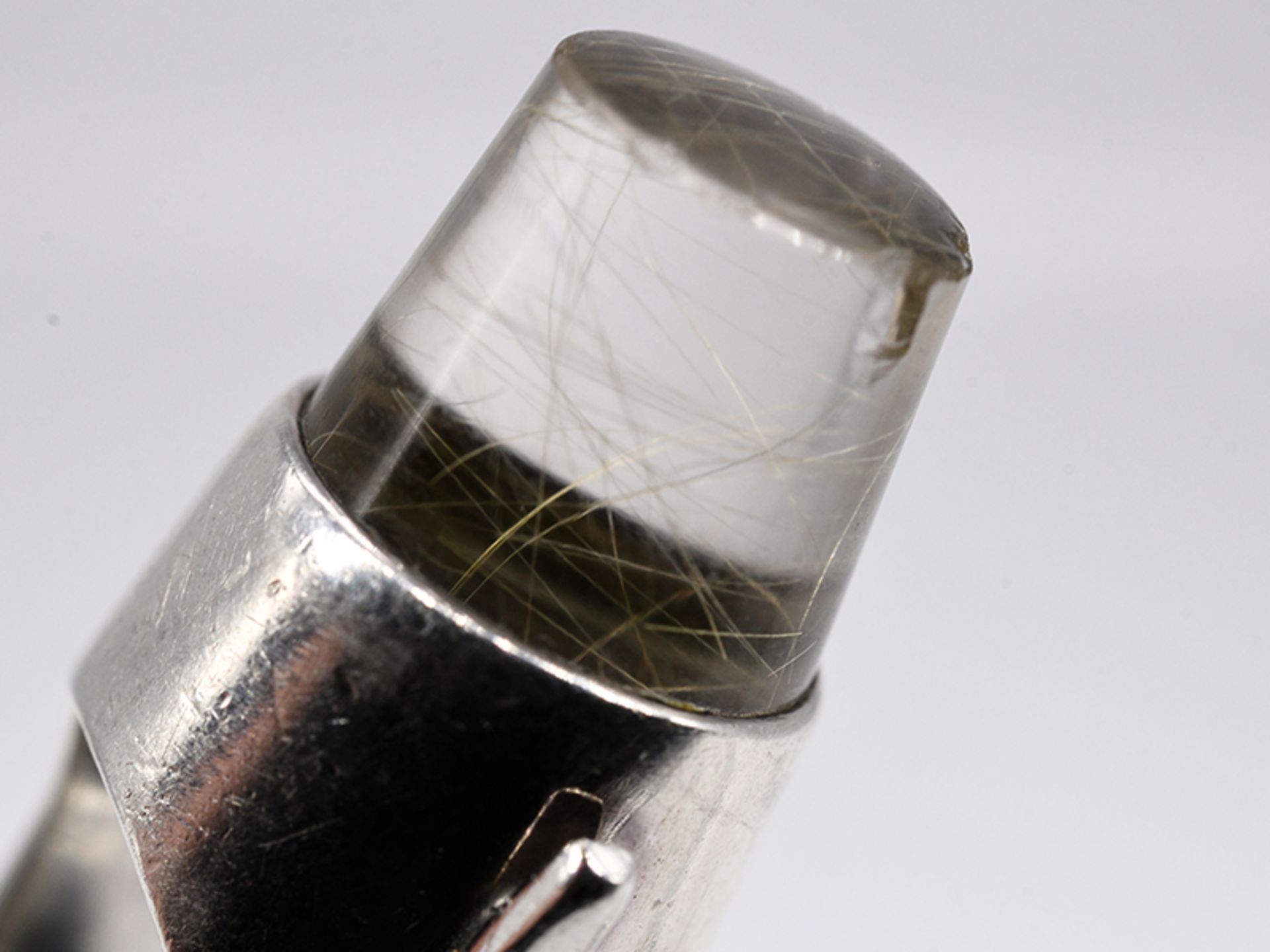 Georg Jensen - Ring mit Bergkristall-Rutil, Design: Vivianna Torun Bulow-Hube, No. 151, DÃ¤nemark - Bild 8 aus 8