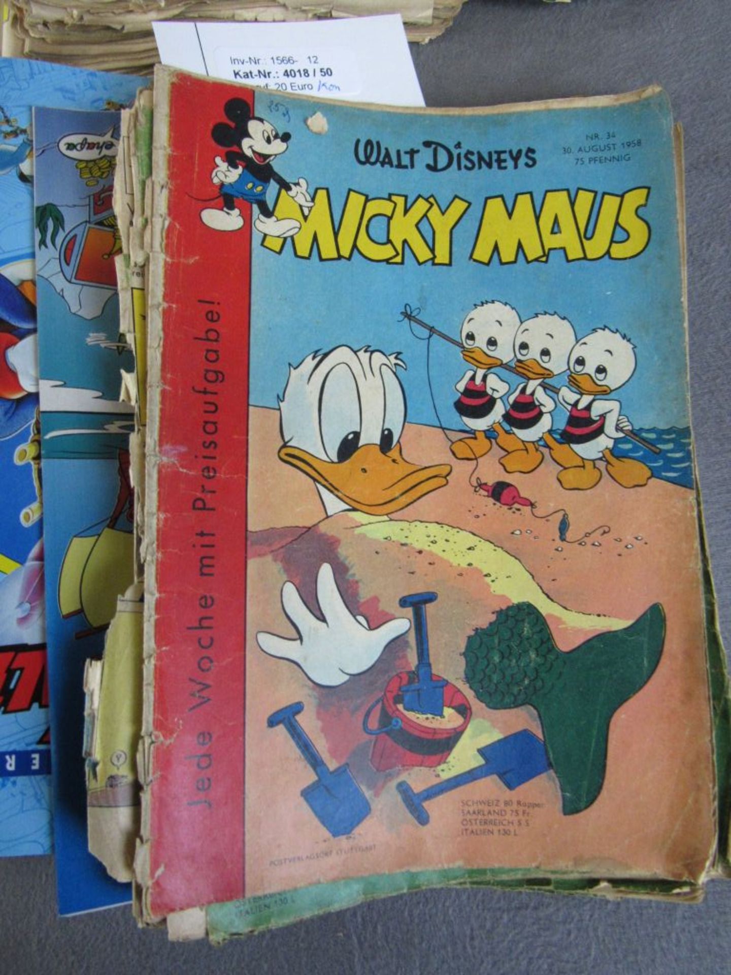 Lot alte Micky Maus ab 1954 - Bild 3 aus 7