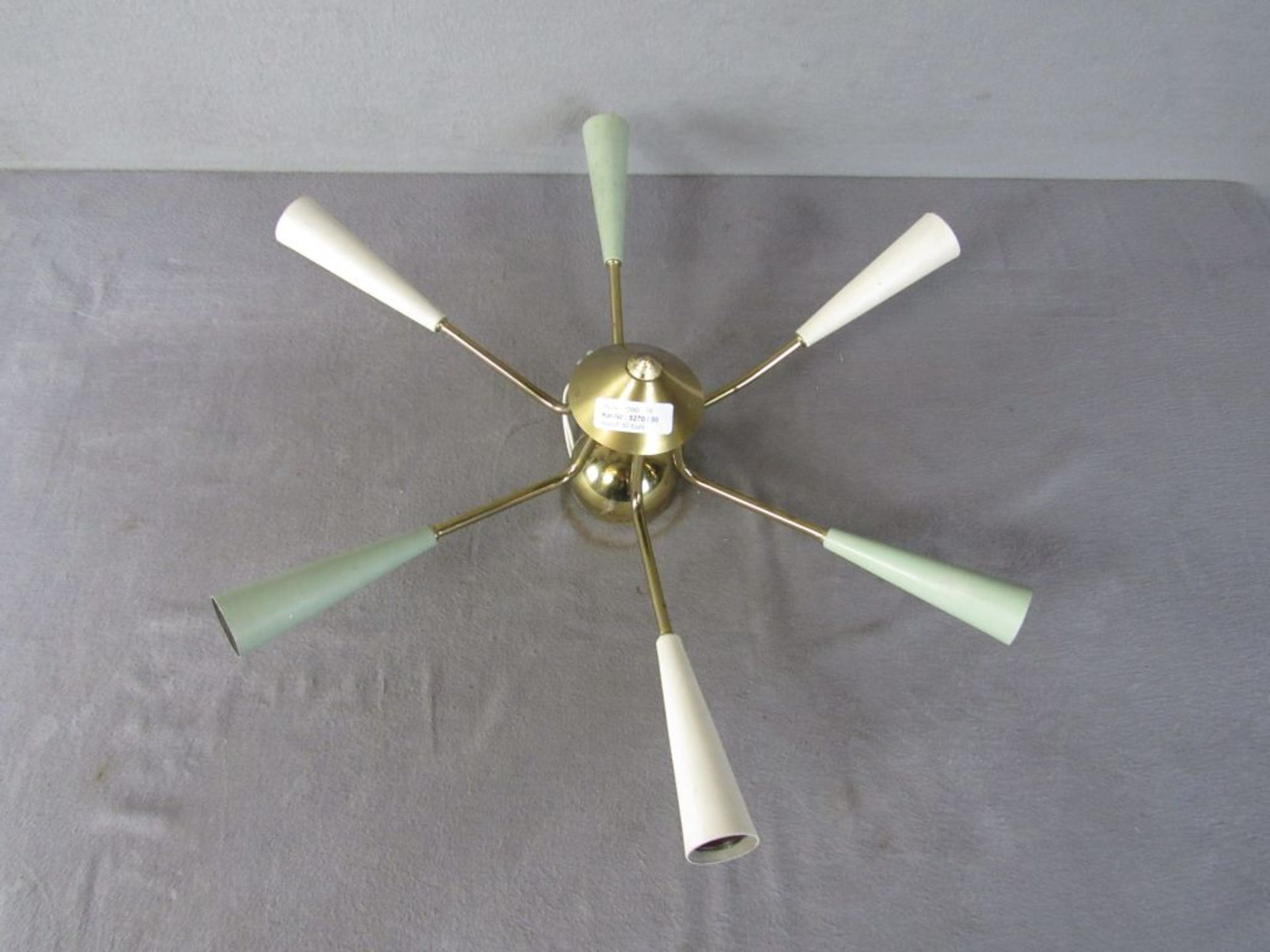 Rockabilly Ära Sputnik Deckenlampe sechsflammig Durchmesser ca.58cm - Image 4 of 6