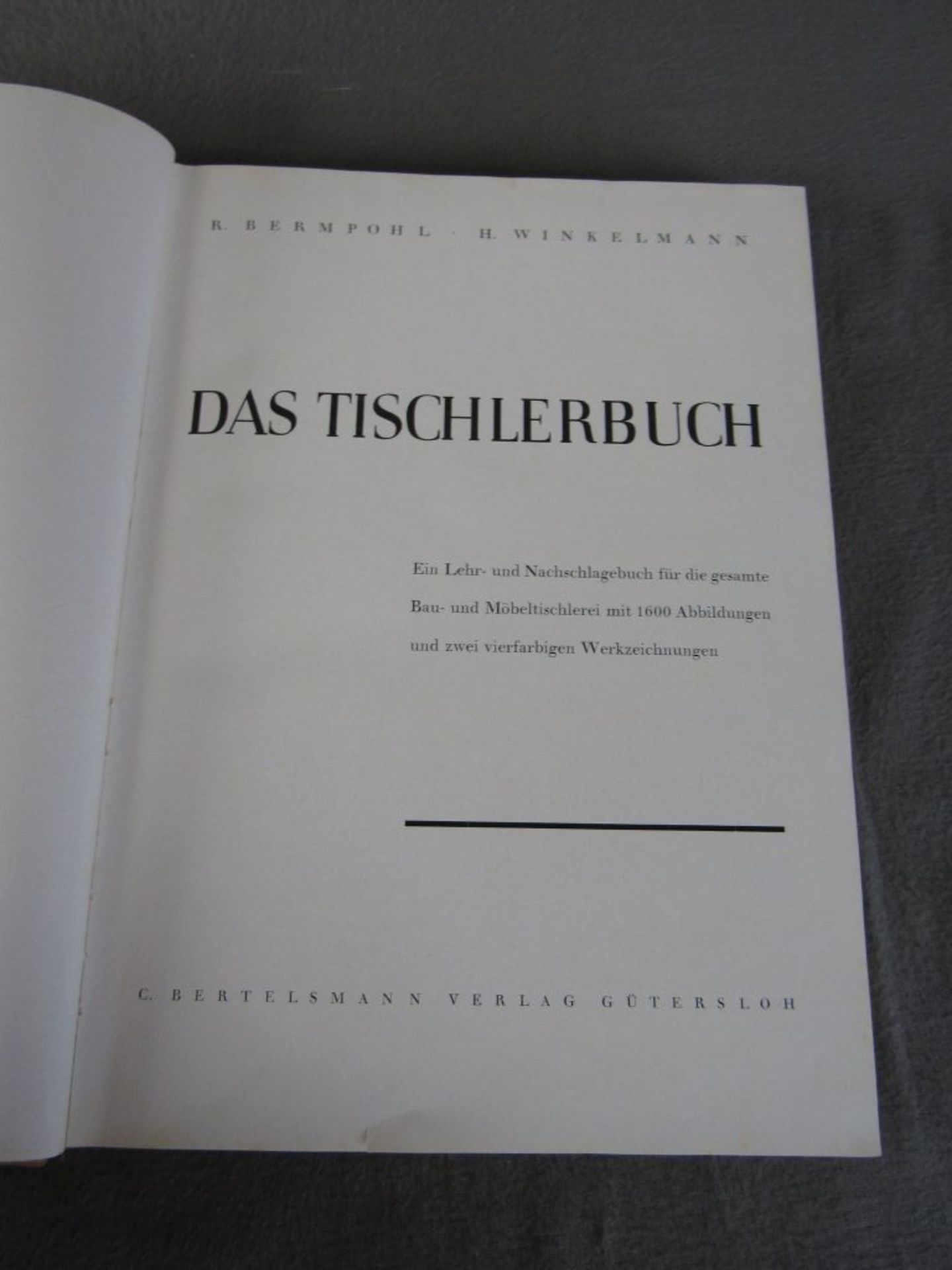 Zwei Bücher des Tischlerhandwerks seltenes Tischlerbuch - Bild 3 aus 6