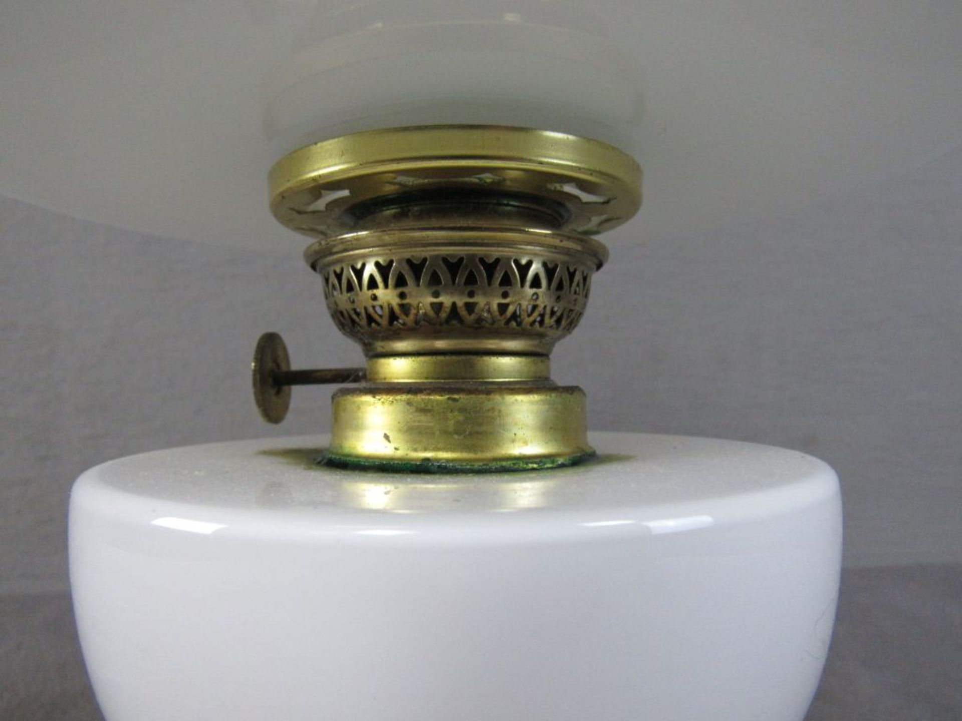 Antike Petroleumlampe 29cm hoch - Image 4 of 4
