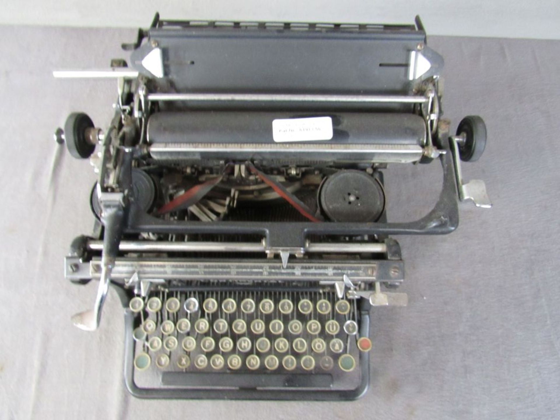 Antike Schreibmaschine Continental Glastasten - Image 4 of 9