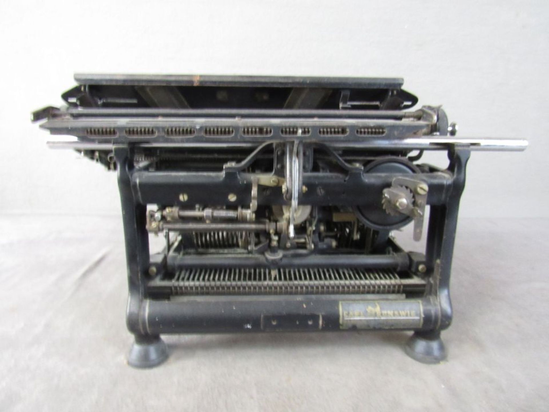 Antike Schreibmaschine Continental Glastasten - Image 7 of 9