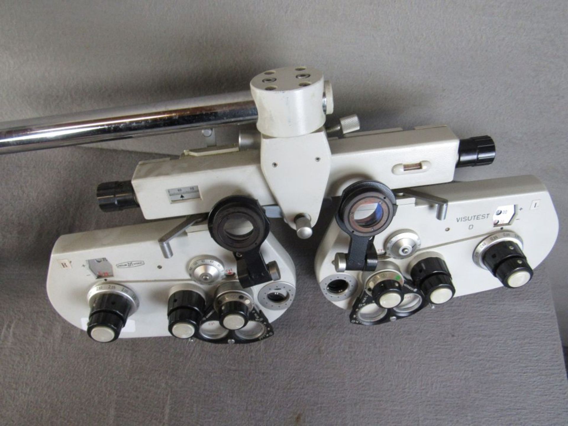 Ärztliches Gerät aus Nachlaß eines Augenarztes Visotest Möller und Wedel mit Haltearm - Image 4 of 8
