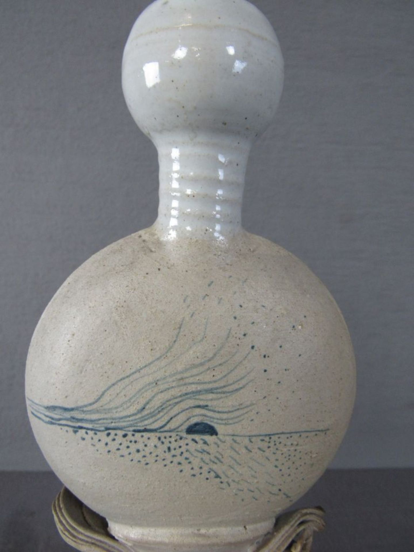 Studiokeramik Jochen Schimpfle Vase Ritzsignatur Höhe:38cm - Bild 2 aus 5