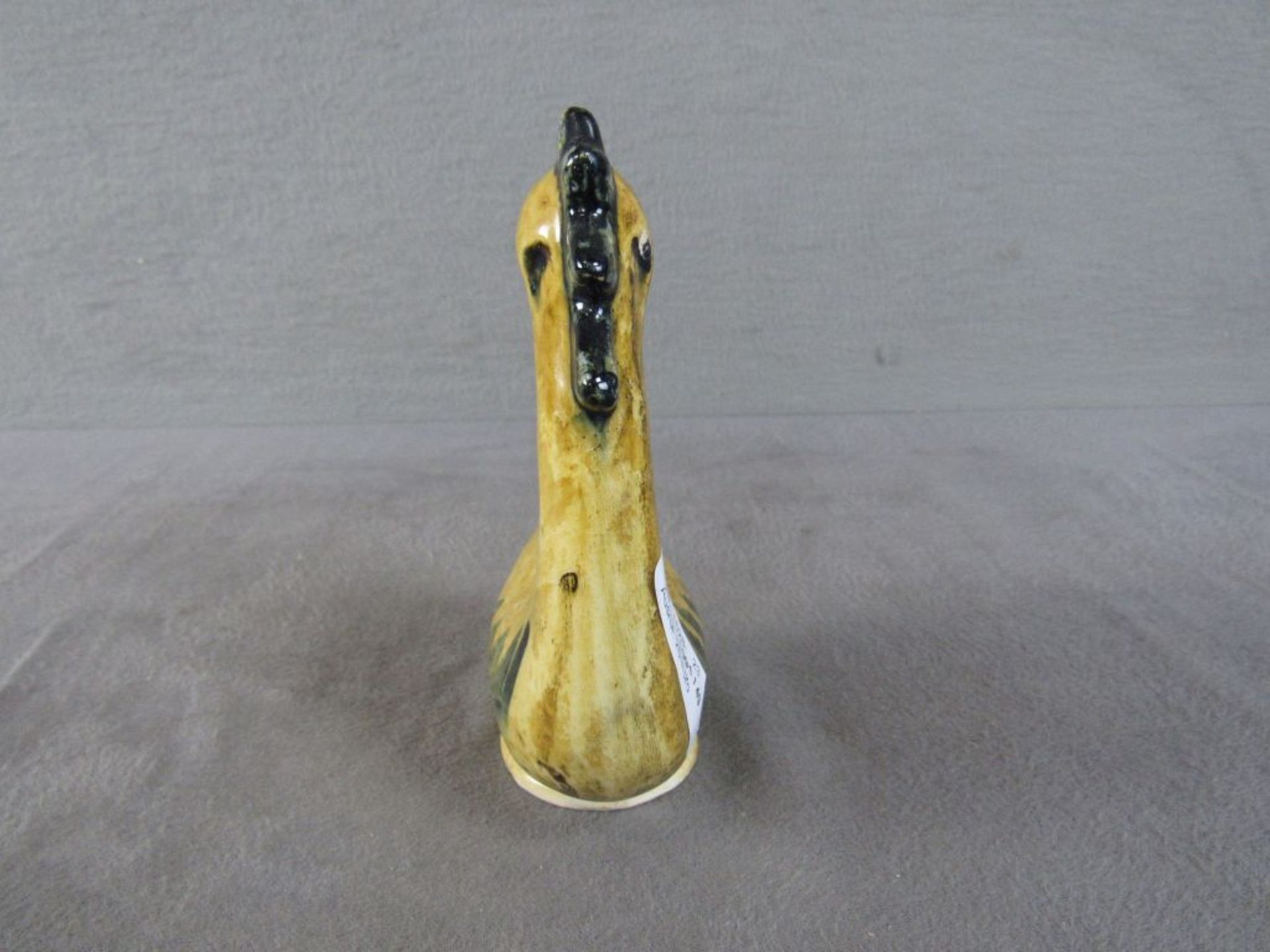 Keramikfigur Hahn unleserlich signiert wohl Worpswede 16cm hoch - Bild 3 aus 5