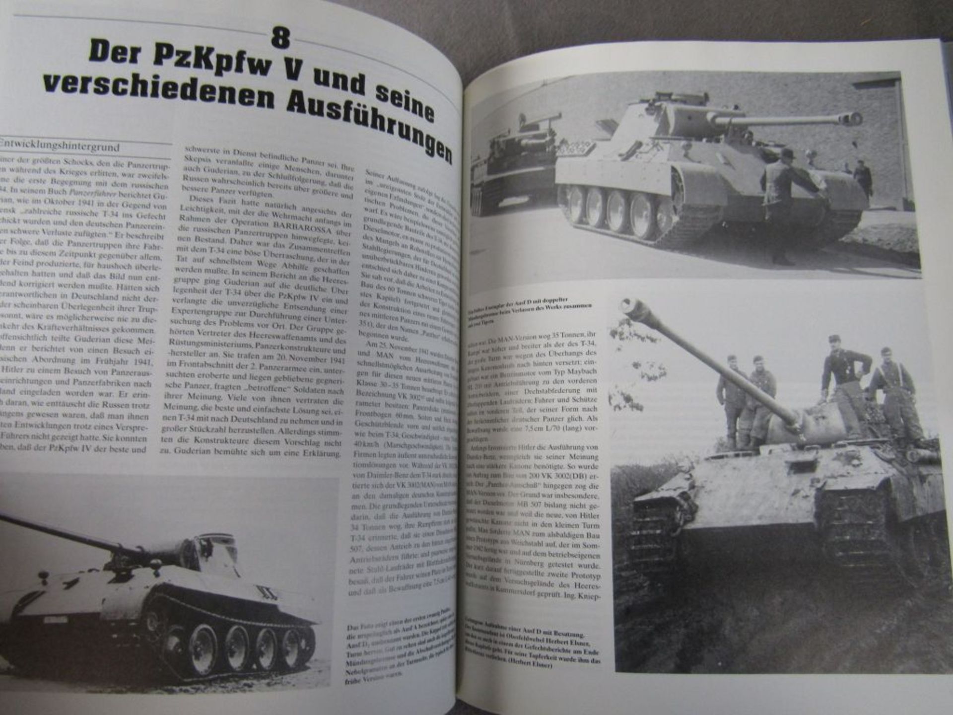 Konvolut Bücher 8 Stück über Panzer interessante Stücke anbei - Image 5 of 7