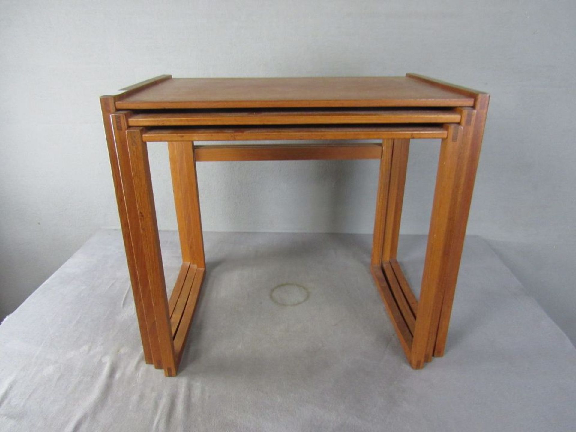 Vintage 60er Jahre Danish Design Nissingtable dreiersatz Teak - Bild 6 aus 6