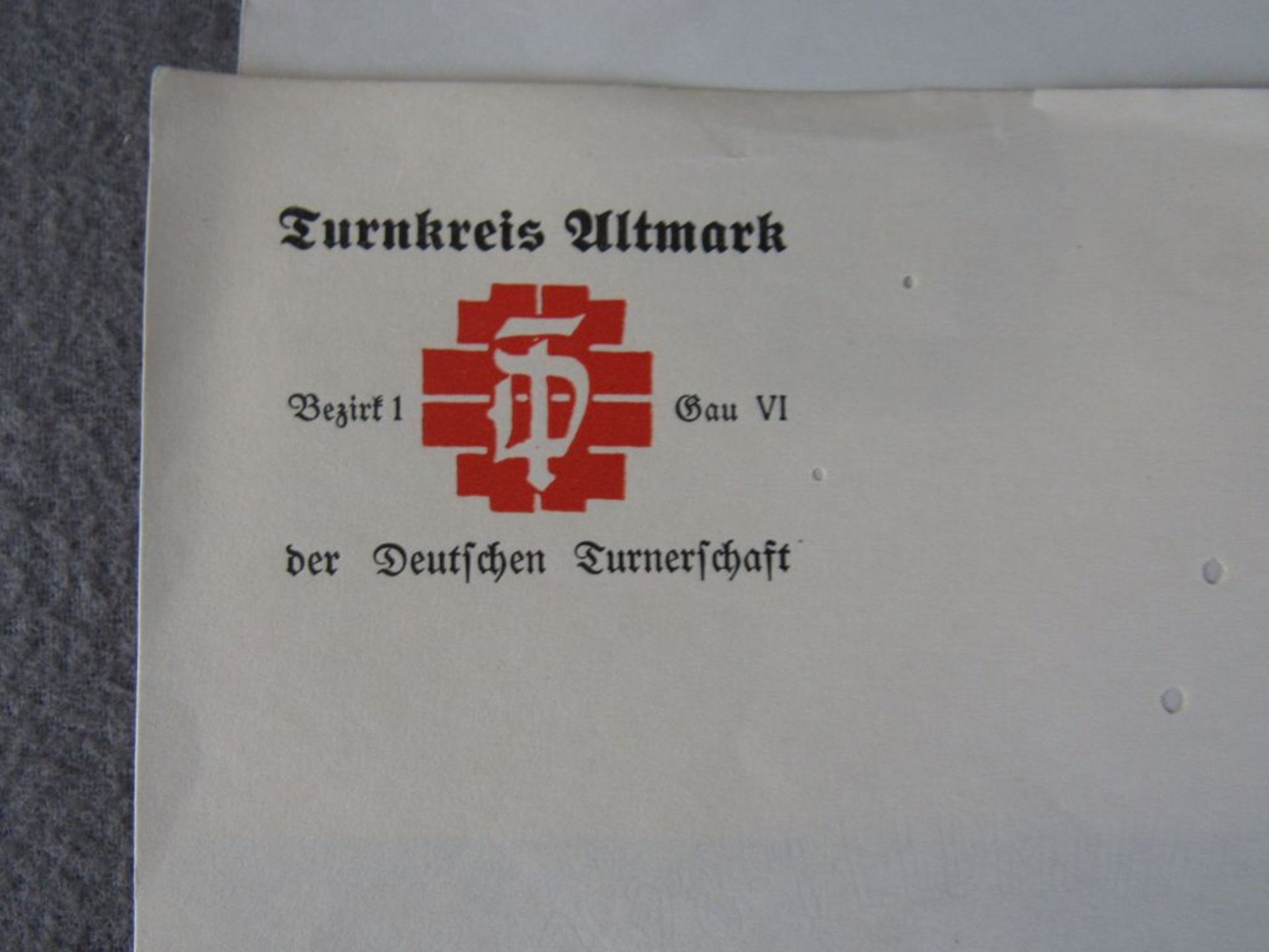 Konvolut seltenes original Briefpapier Reichsnährstand und NSRL Sportbezirk Altmark - Image 3 of 4