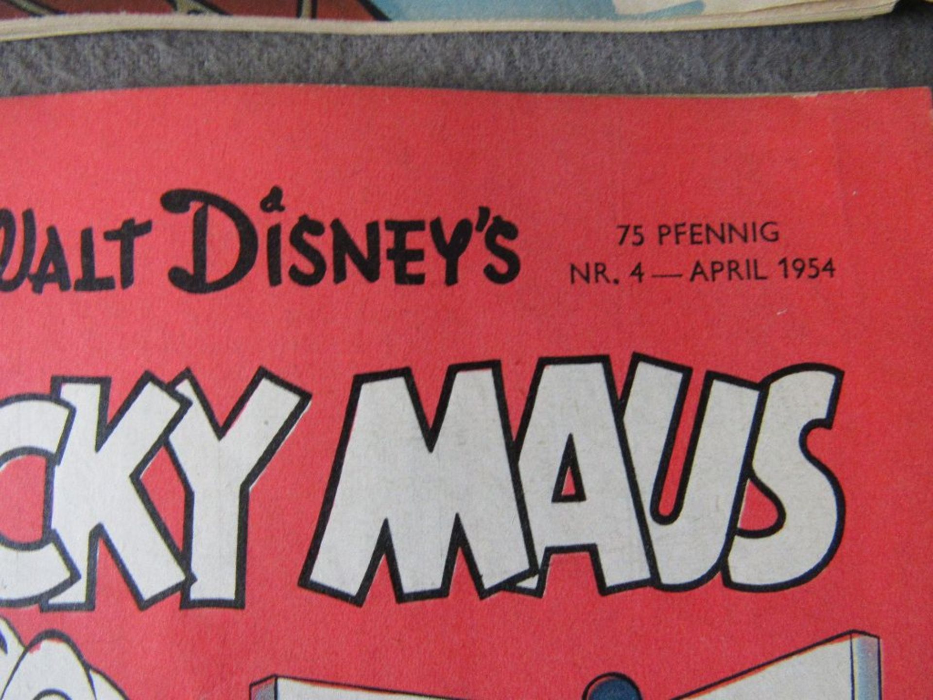 Konvolut Mickey Maus Hefte 7 Stück 1954 + 2x Sonderheft - Image 2 of 4