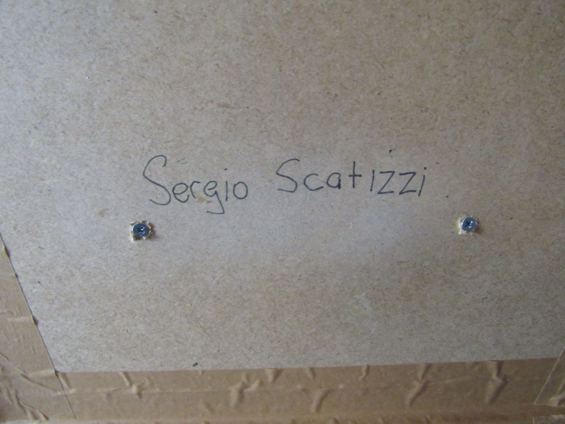 Gemälde bezeichnet Sergio Scatizzi 34,5x26cm - Image 8 of 8