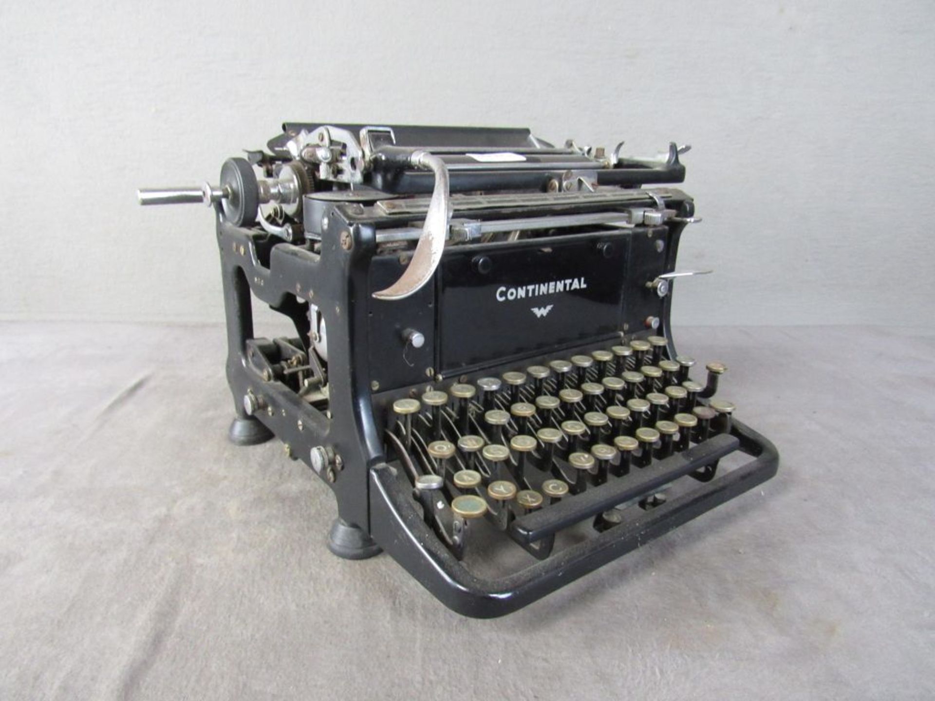 Antike Schreibmaschine Continental Glastasten - Image 9 of 9