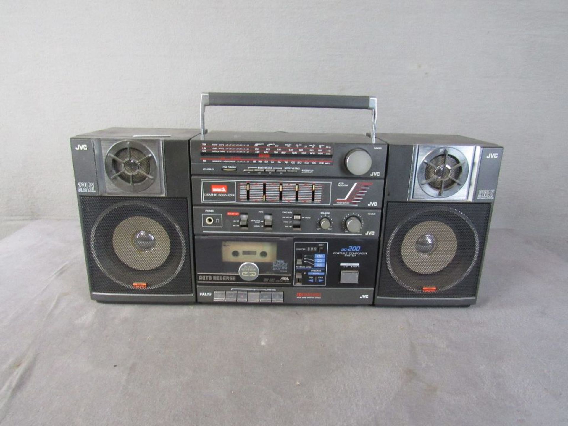 Vintage 80er Jahre Gettoblaster JVC ca.60cm breit