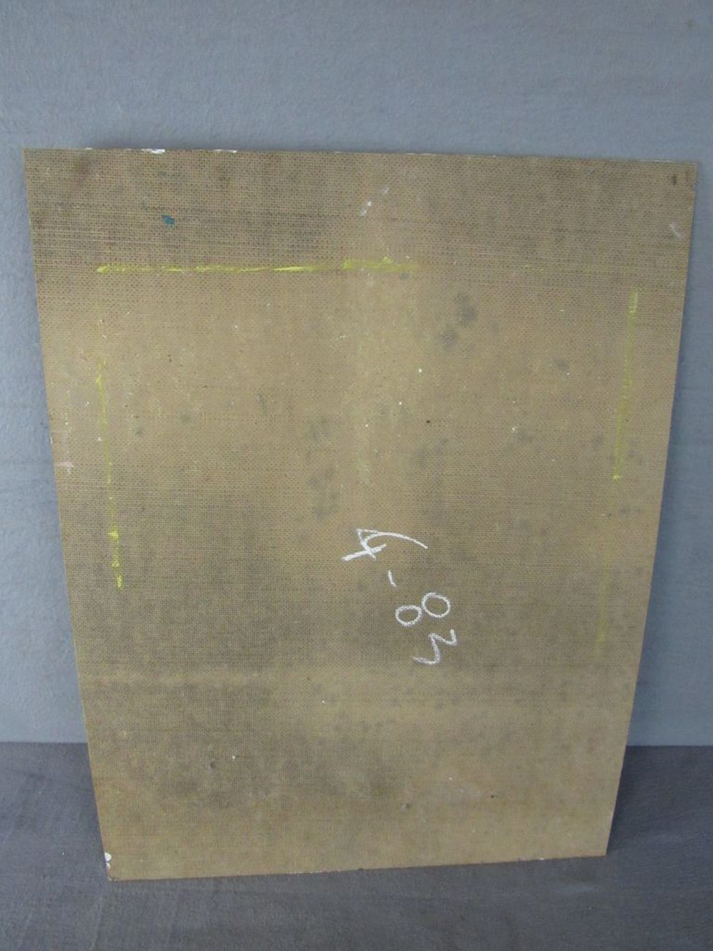 Ölgemälde Öl auf Pappe 58x44cm - Image 6 of 6