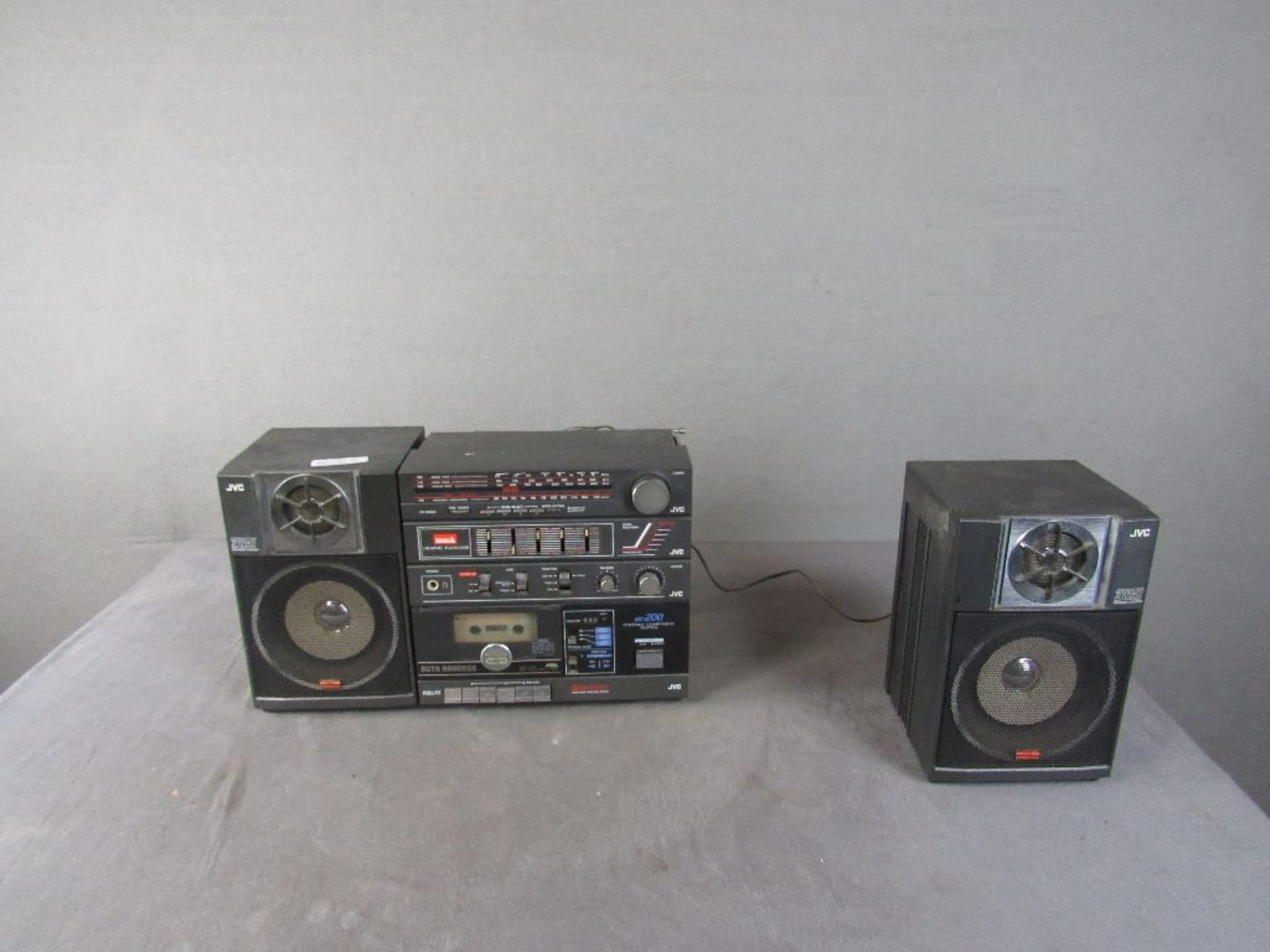 Vintage 80er Jahre Gettoblaster JVC ca.60cm breit - Image 4 of 7