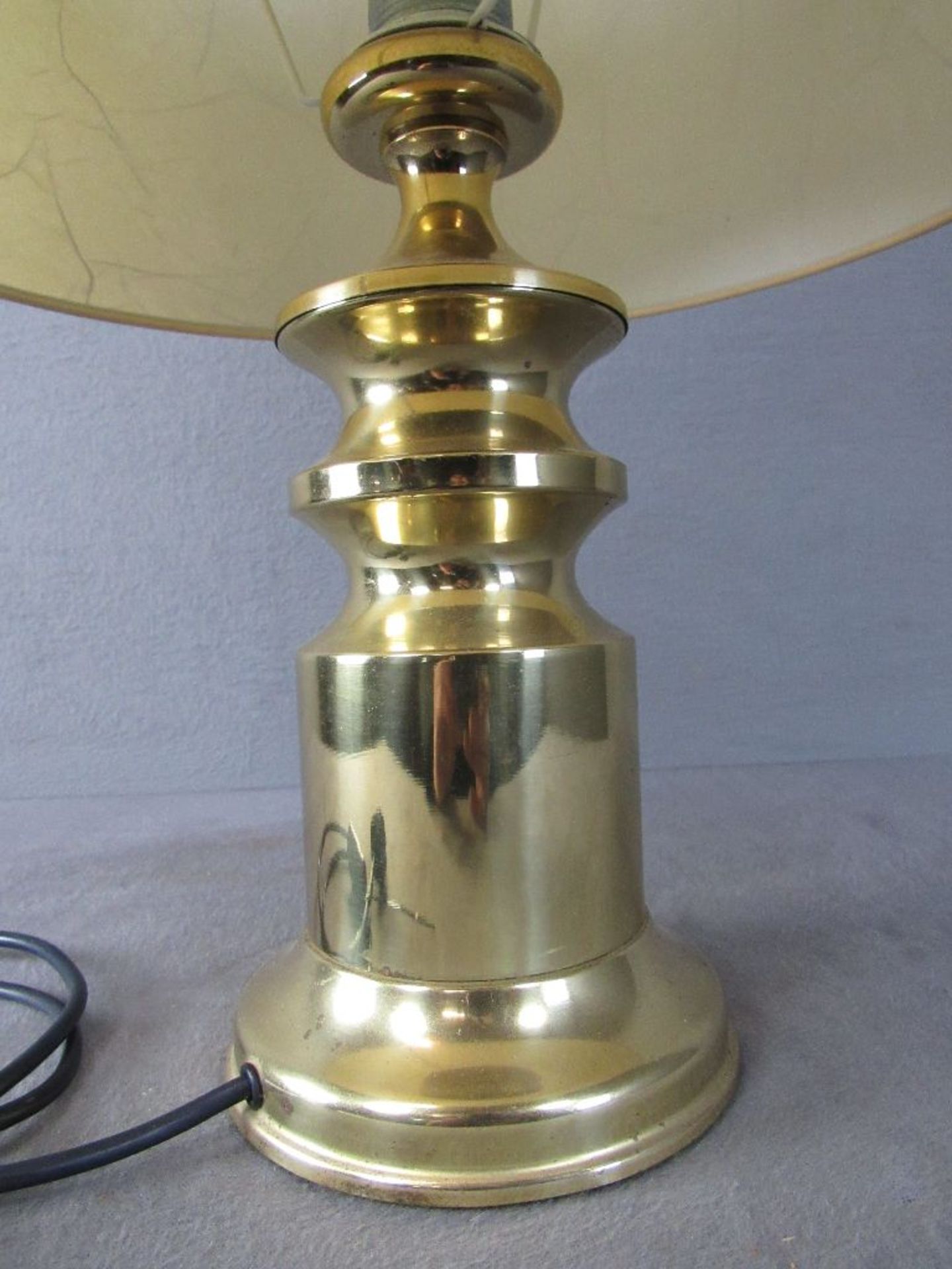 Tischlampe Messing ca.53cm hoch - Image 3 of 5