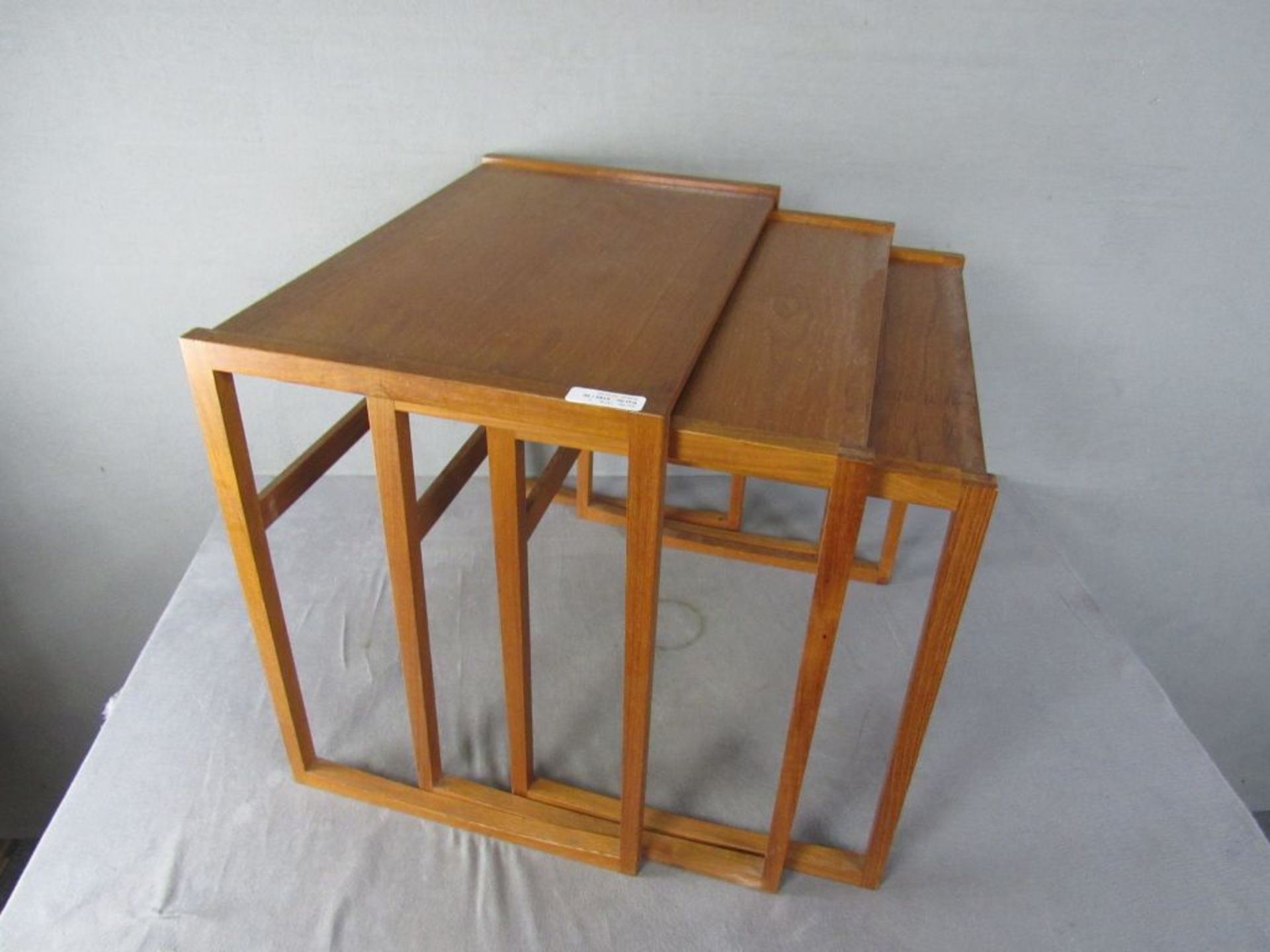 Vintage 60er Jahre Danish Design Nissingtable dreiersatz Teak - Bild 2 aus 6