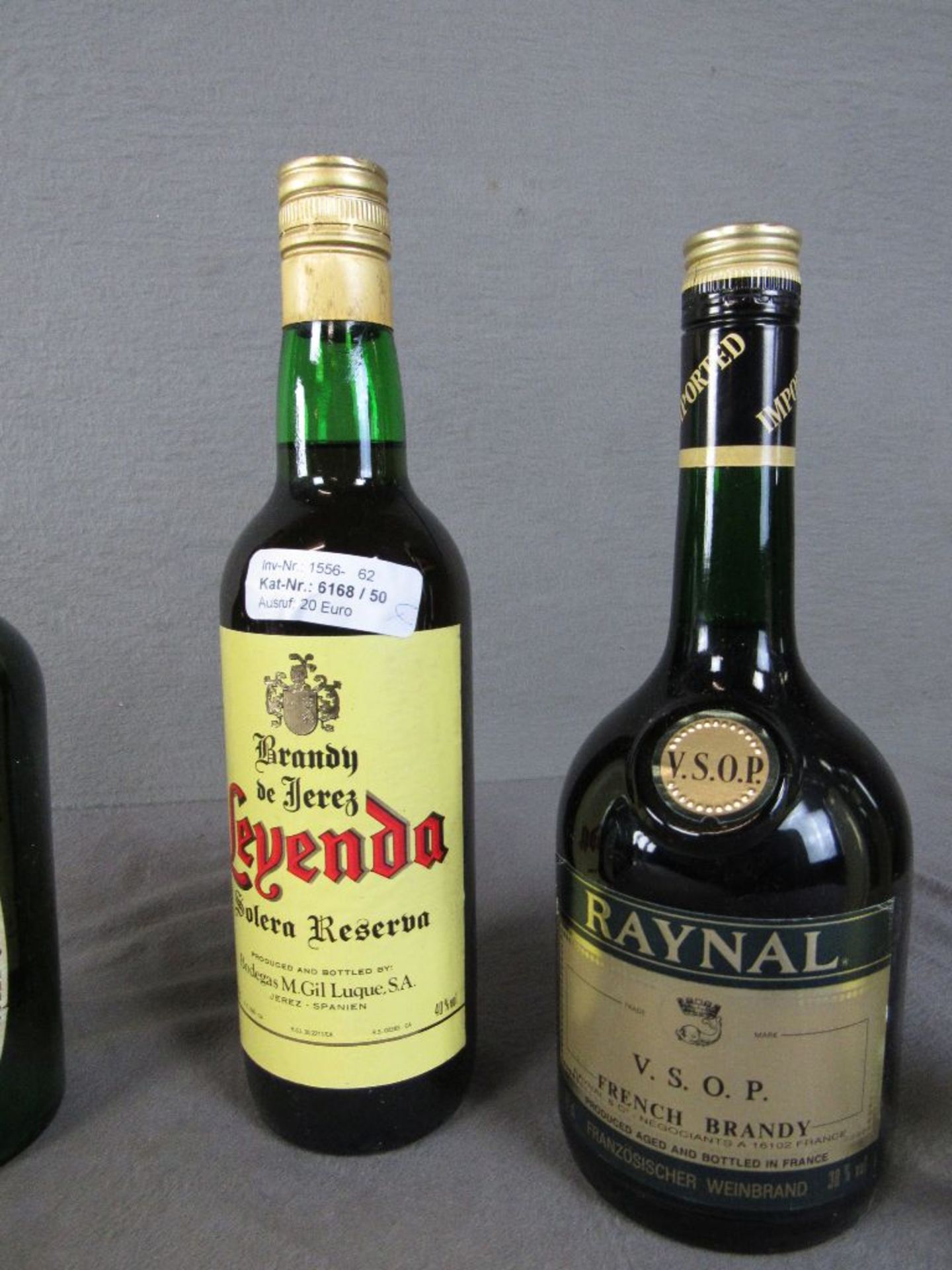 Konvolut alkoholische Getränke hochprozentig Brandy und anderes - Bild 4 aus 6