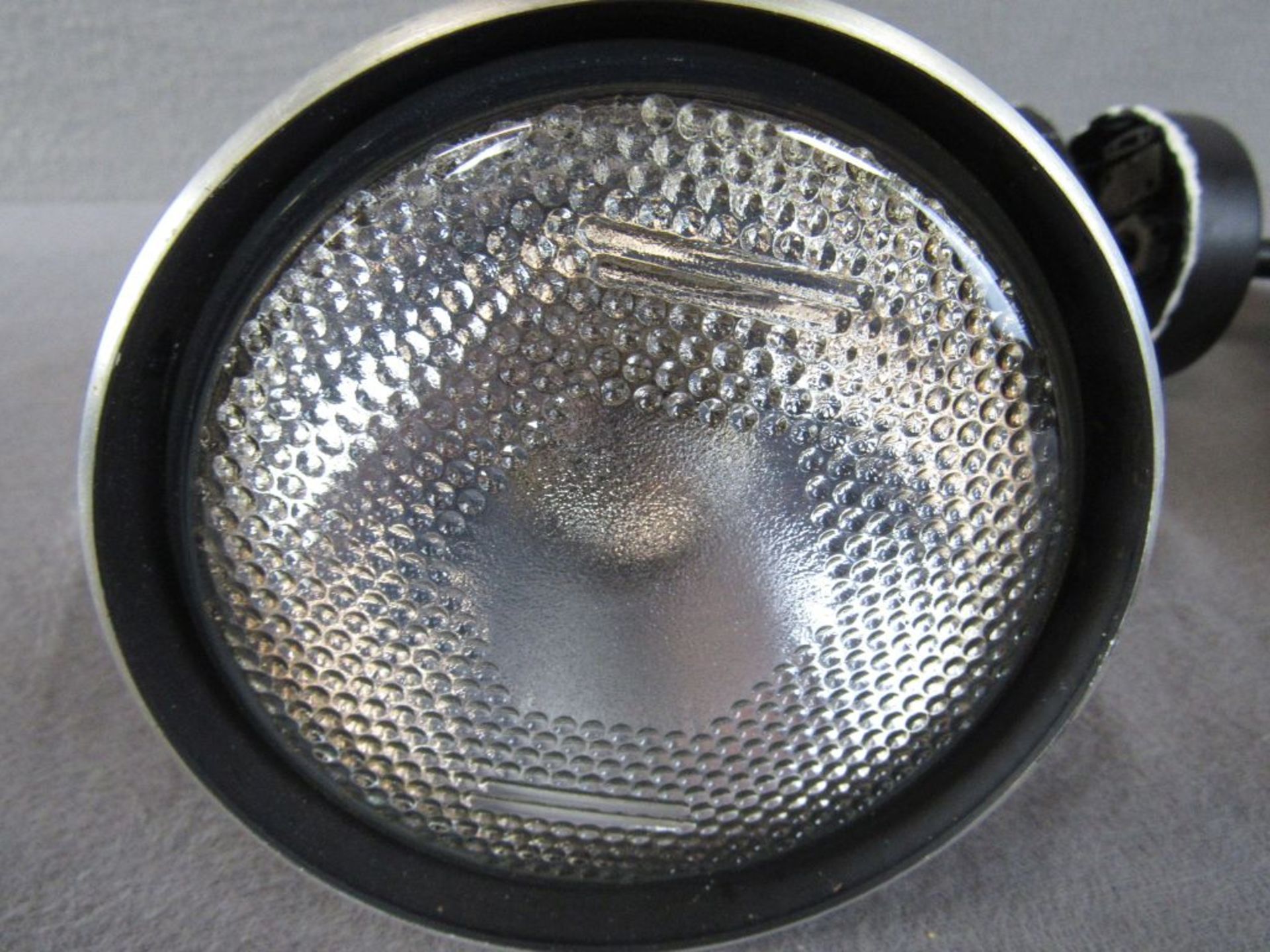 Zwei Vintage Spotlights Wandlampen gebürstetes Aluminuim - Image 3 of 5