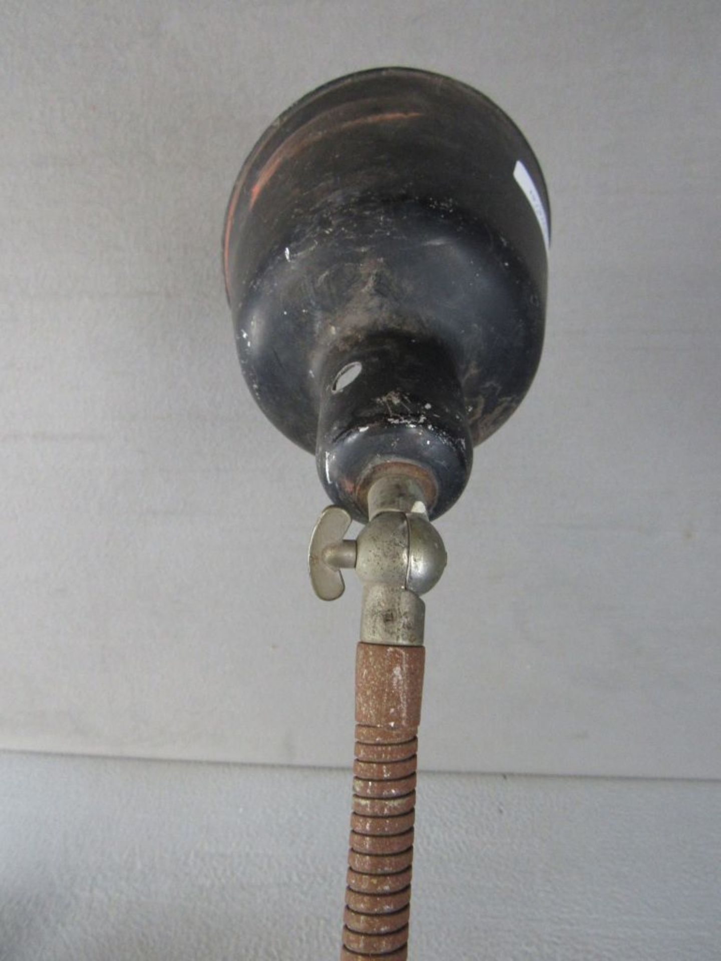 Schreibtischlampe Industrielampe Schwanenhals 30er Jahre Restaurationsobjekt - Image 5 of 5