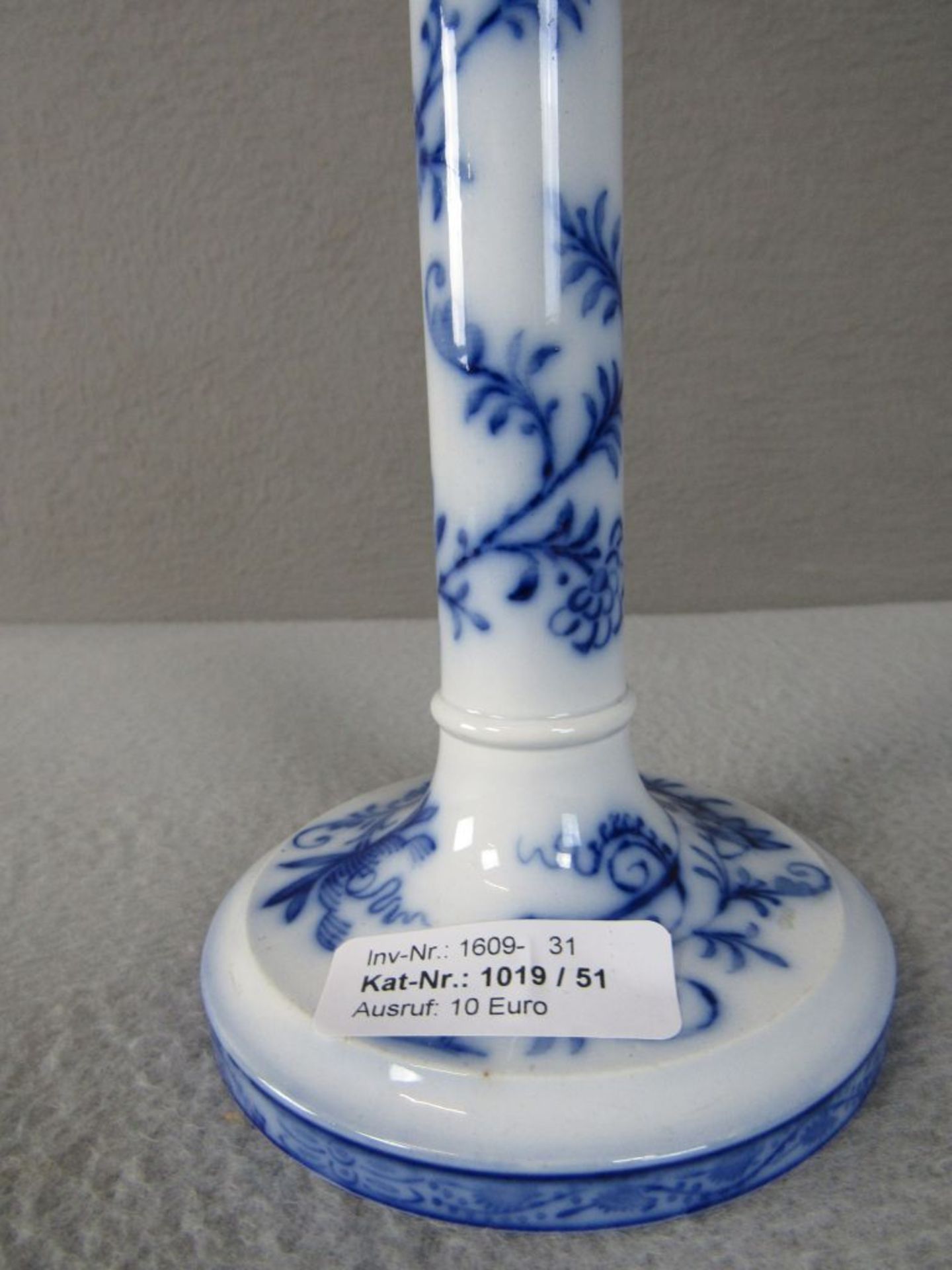 Antiker Kerzenleuchter Villeroy&Boch Hitzeriss 20cm hoch - Image 2 of 5