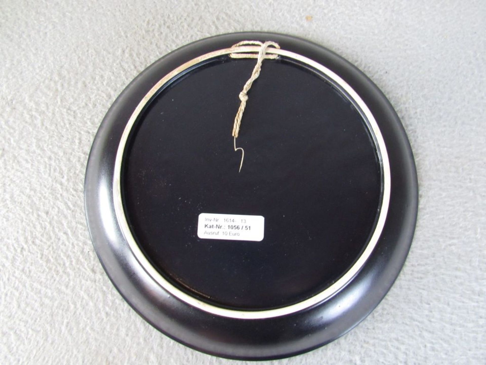 50er Jahre Keramik Wandteller Durchmesser:29cm - Image 5 of 5