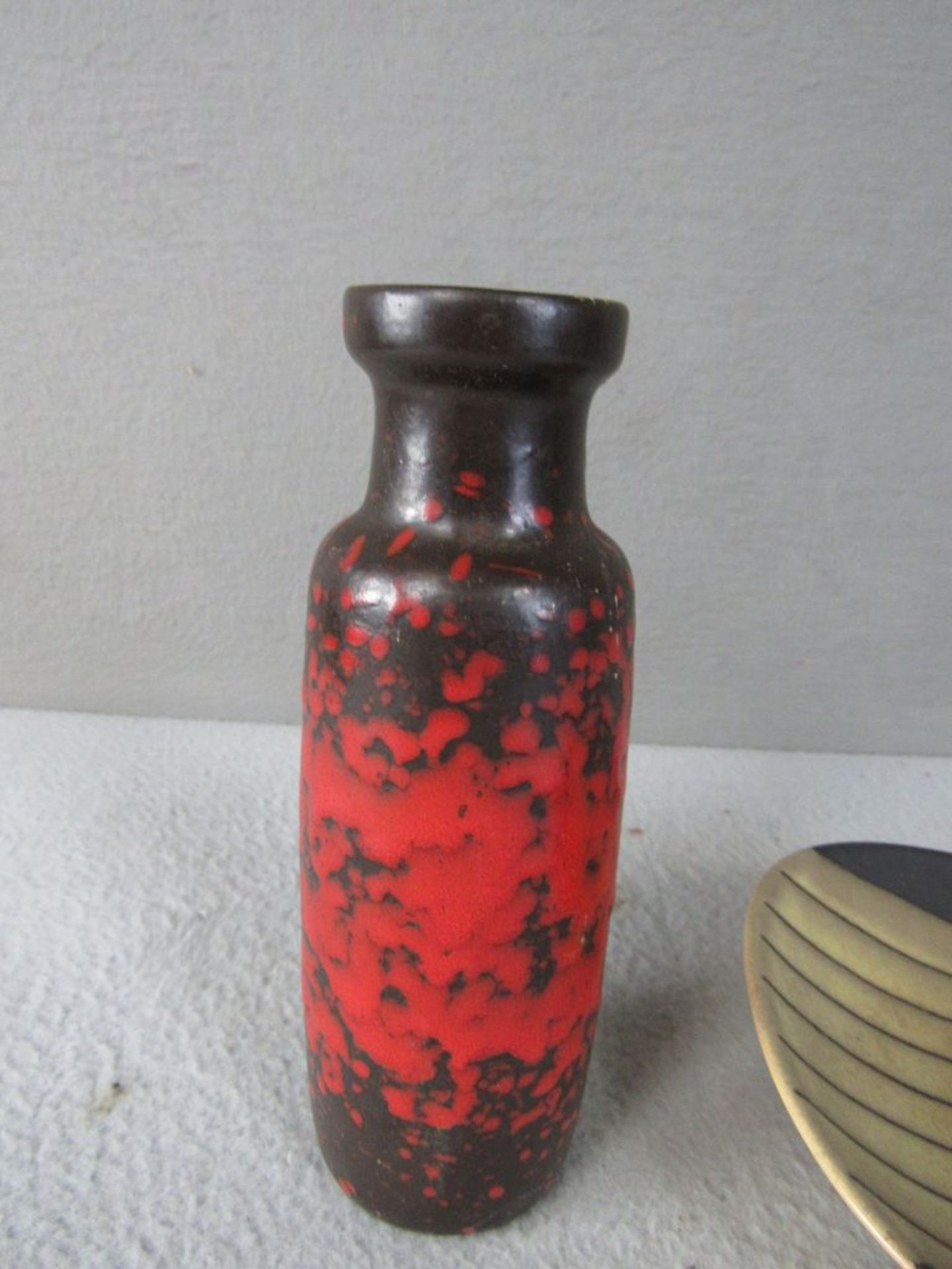 Zwei Teile Keramik 60er Jahre Vase und Schale Schale Wächtersbach - Bild 2 aus 5