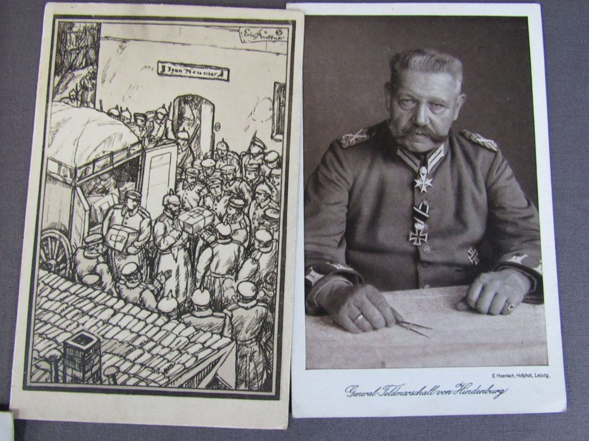 50 alte Postkarten mit militärischen - Image 2 of 10