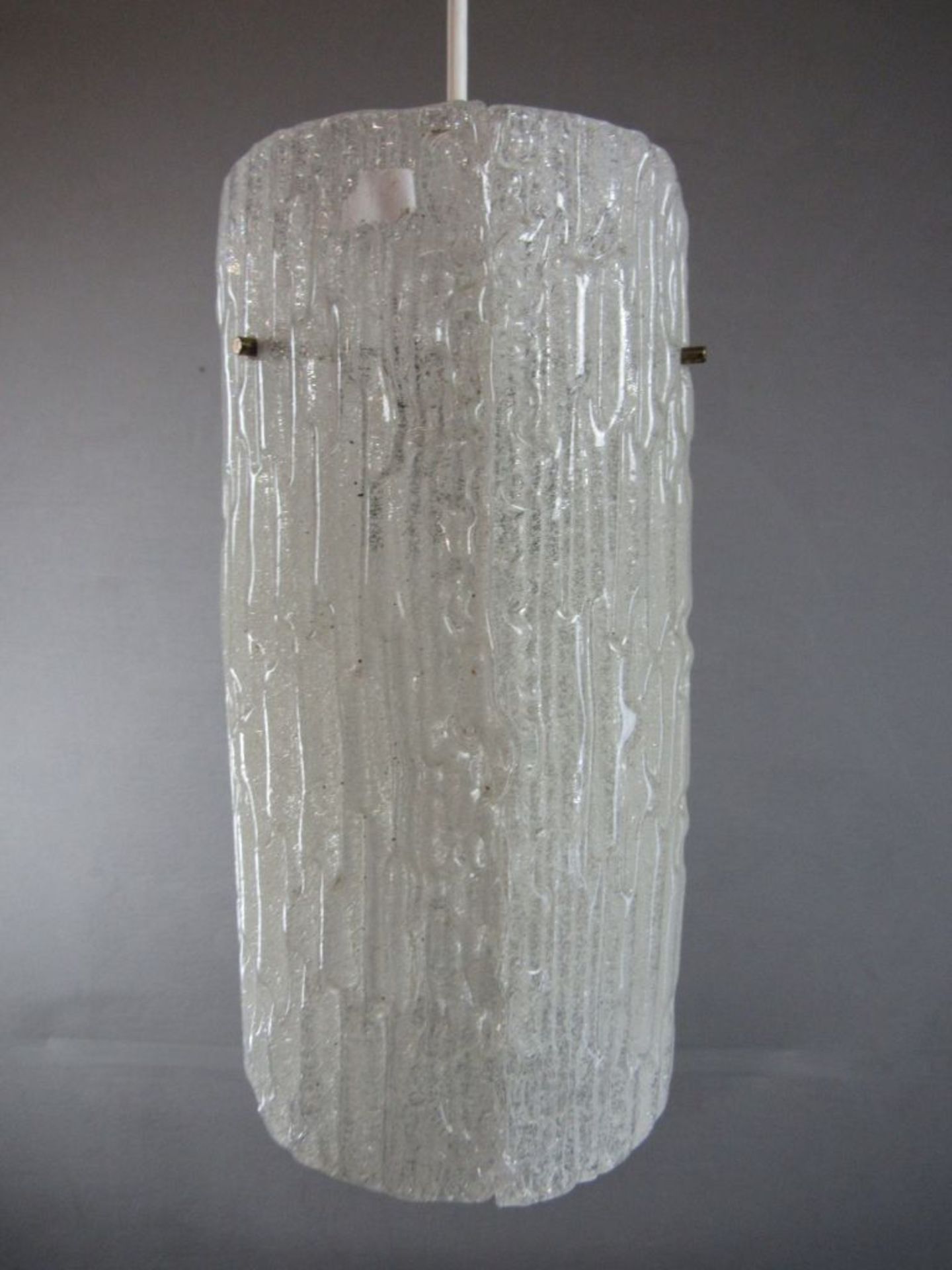 Schwere Eisglaslampe Korpus 30cm - Image 2 of 5