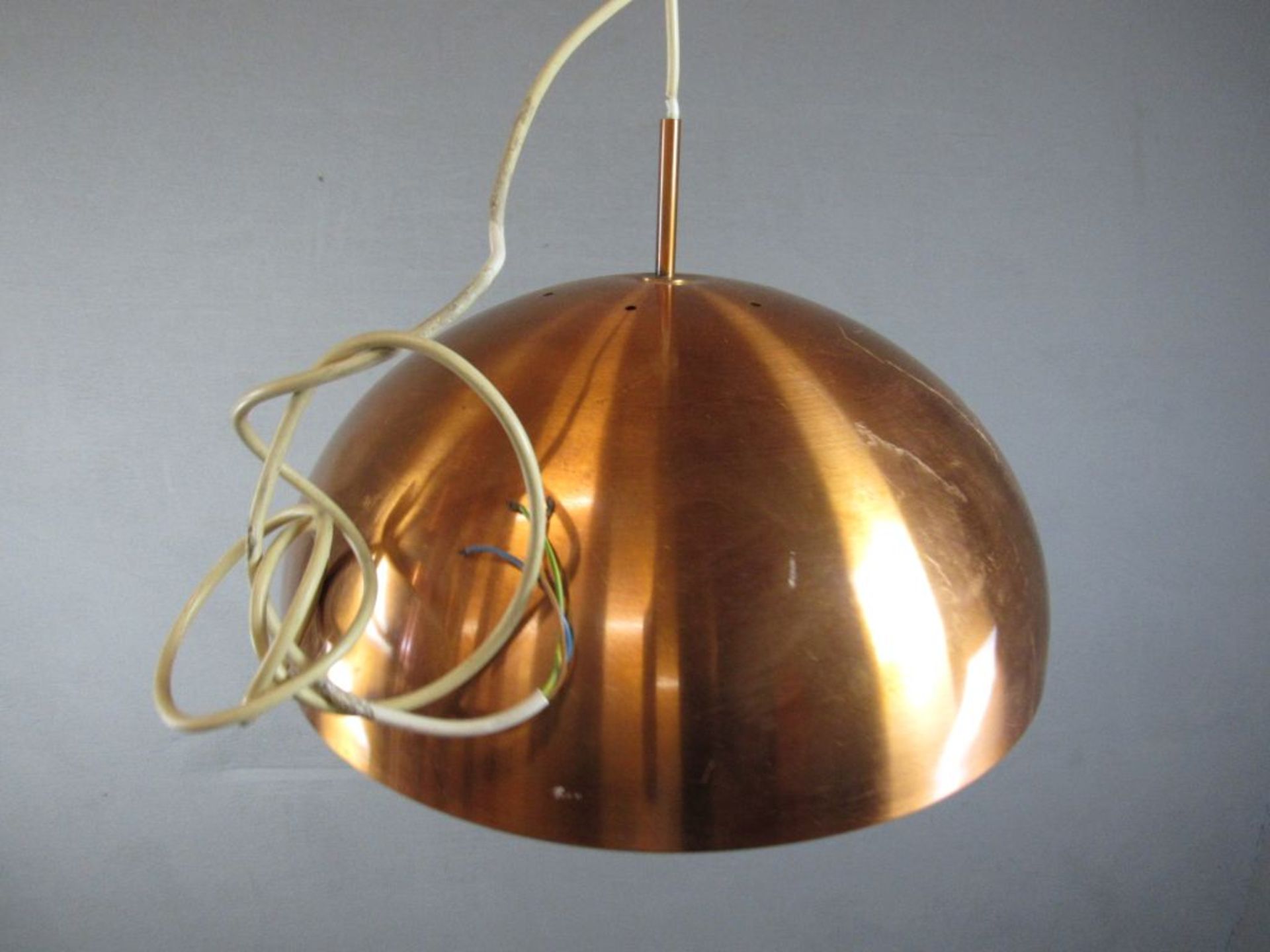 Deckenlampe Vintage Kupfer dreiflammig - Image 2 of 8