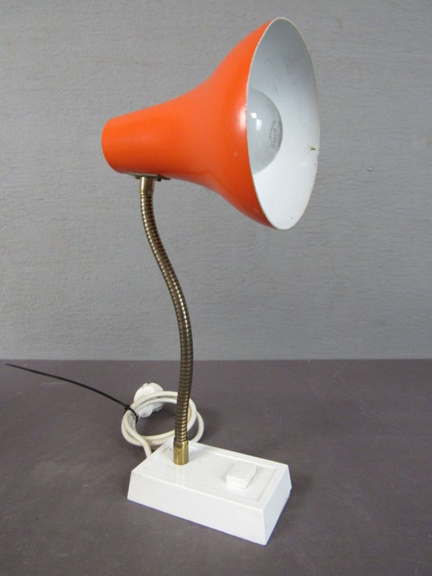 Vintage 70er Jahre Schwanenhalslampe