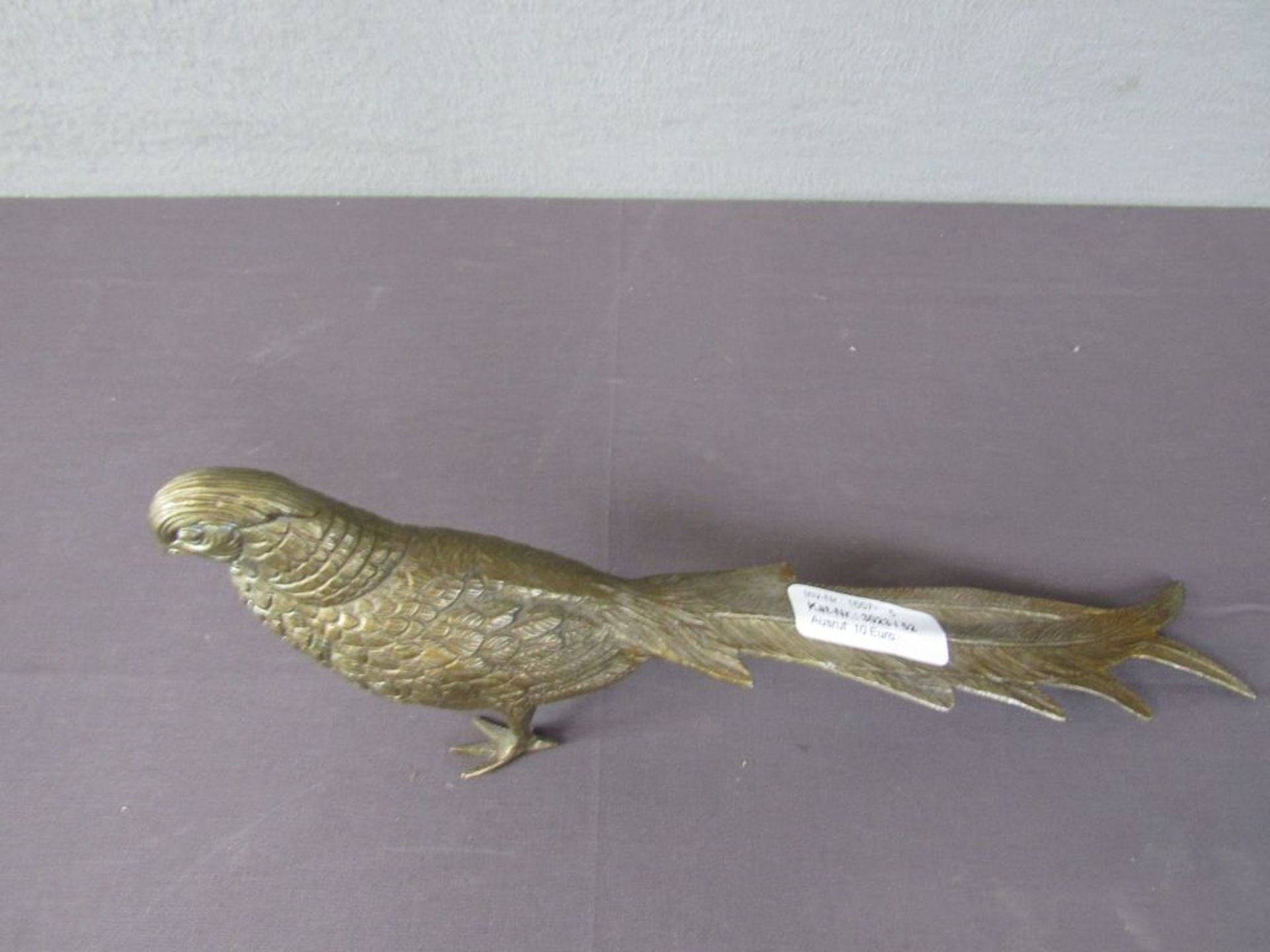 Bronzefigur Pfau 33cm - Image 4 of 4
