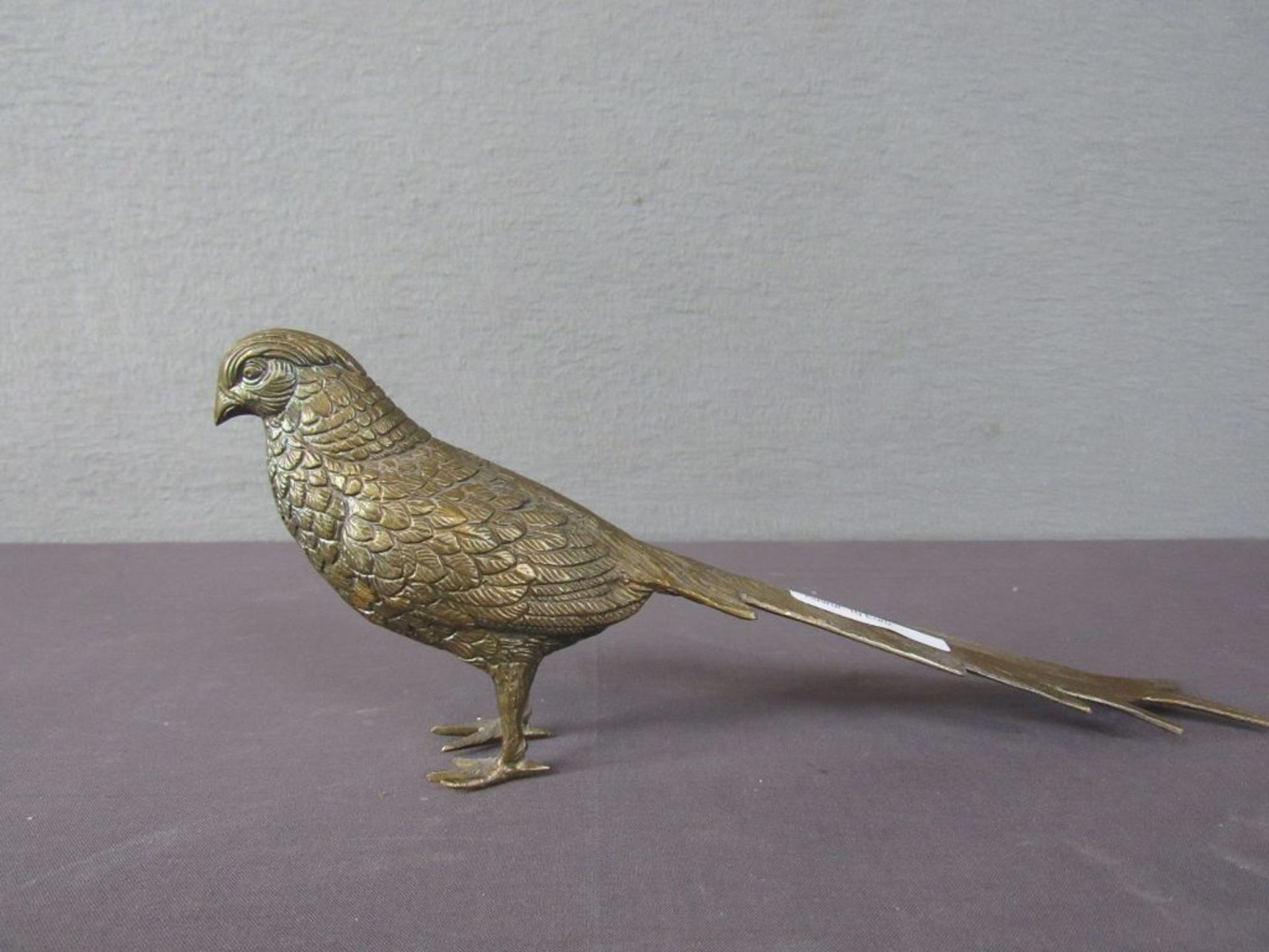 Bronzefigur Pfau 33cm